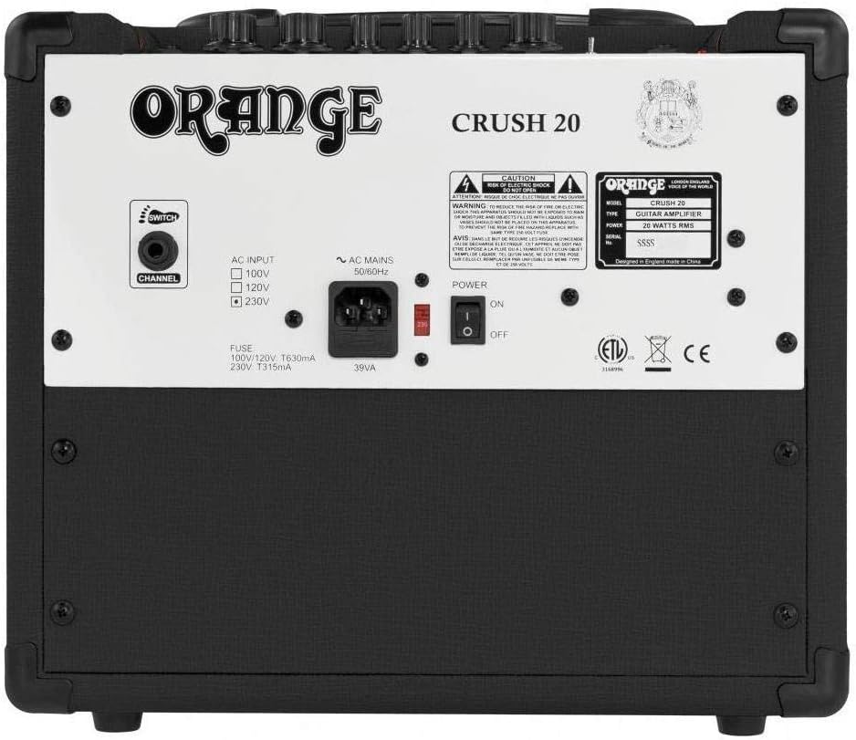 Orange Crush 20-Watt Guitar Combo Amplifier - Black