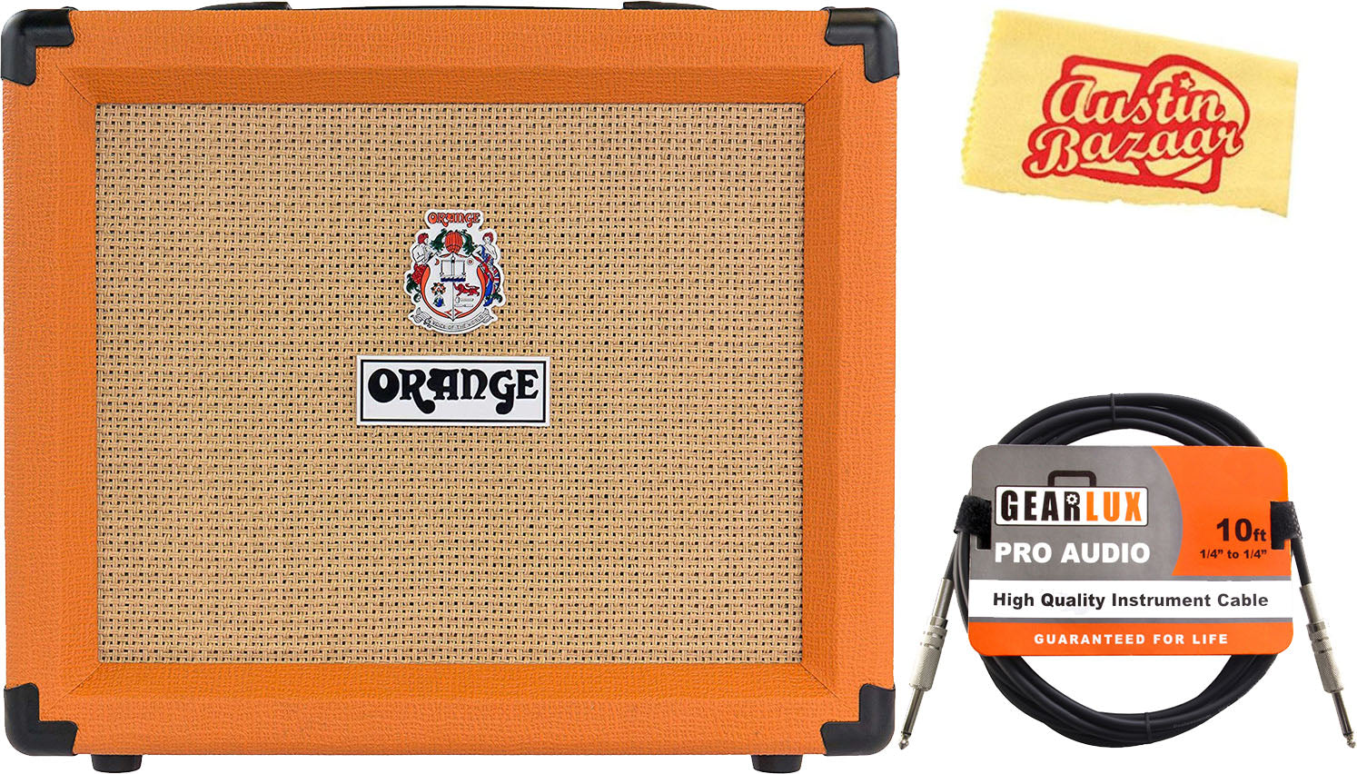 Orange Crush 20 Guitar Combo Amplifier w/ Instrument Cable
