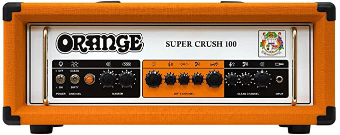 Orange Supercrush 100-Watt Solid State Head JFET Analogue Preamp w/ Footswitch