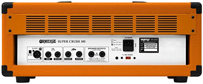 Orange Supercrush 100-Watt Solid State Head JFET Analogue Preamp w/ Footswitch