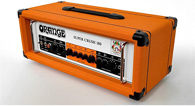 Orange Supercrush 100-Watt Solid State Head JFET Analogue Preamp w/ PPC212OB Open Back Cabinet