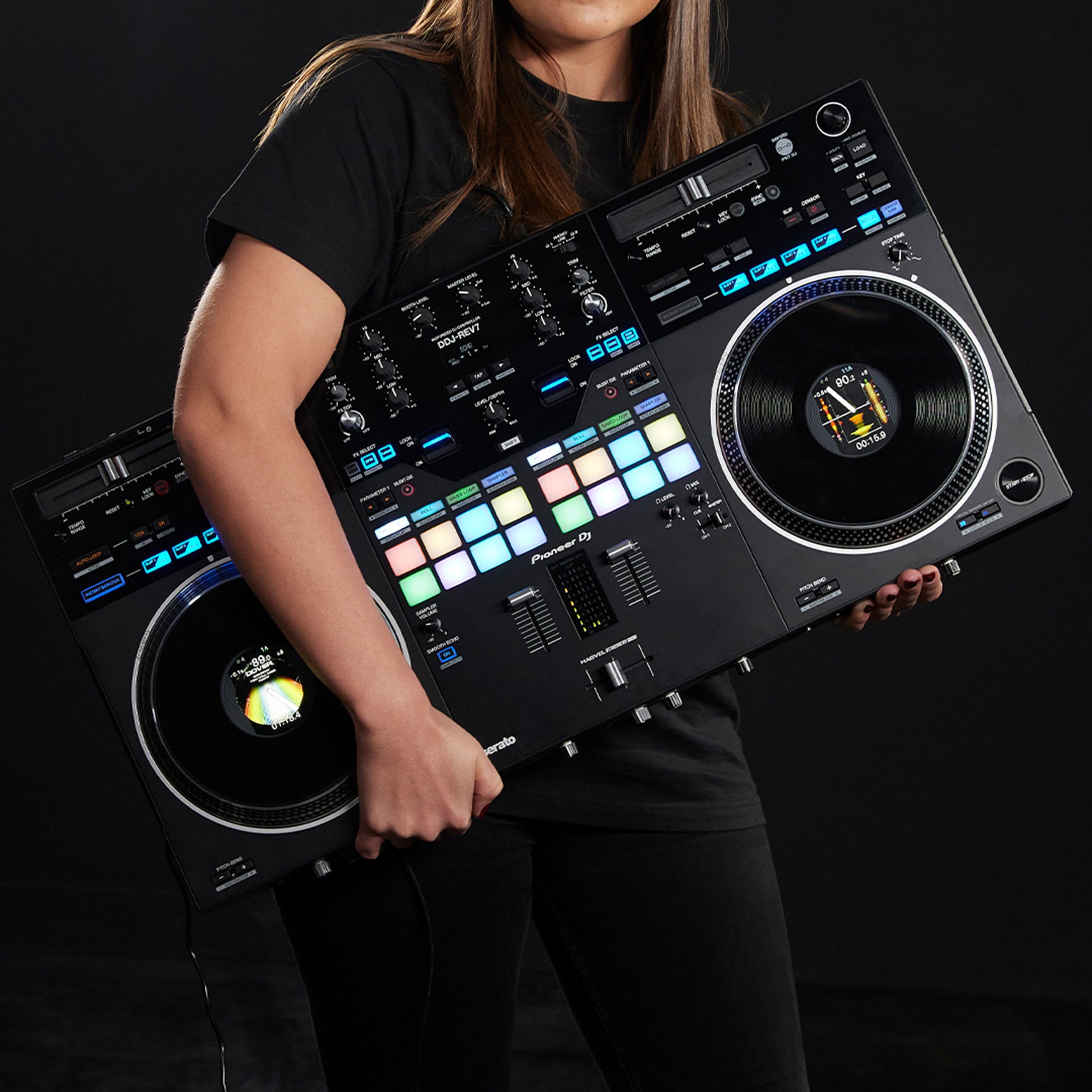 Pioneer DDJ-REV7-N Scratch-Style 2-Channel Professional DJ Controller - Gold