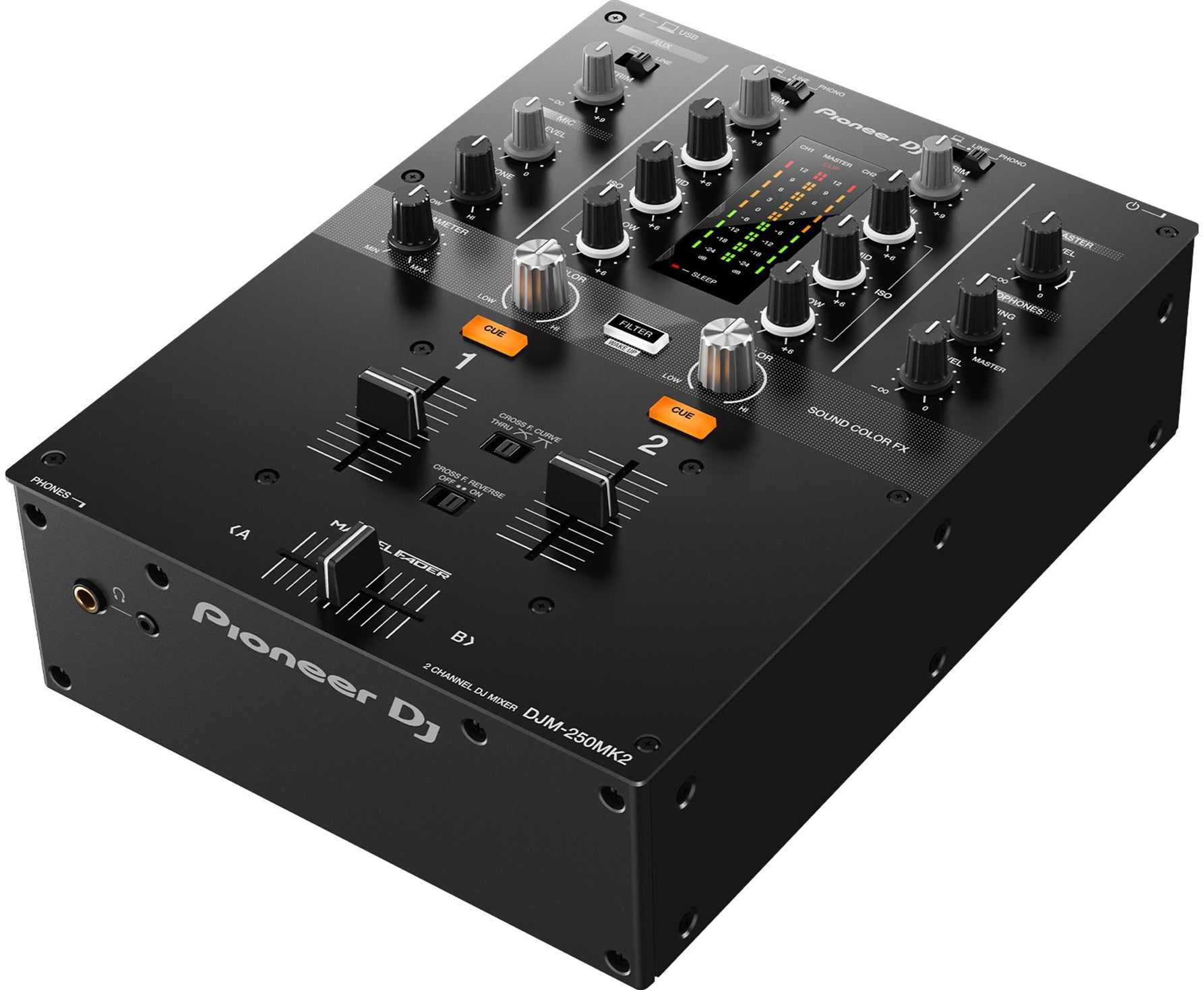 Pioneer DJM-250MK2 2-Channel DJ Mixer w/ Headphones