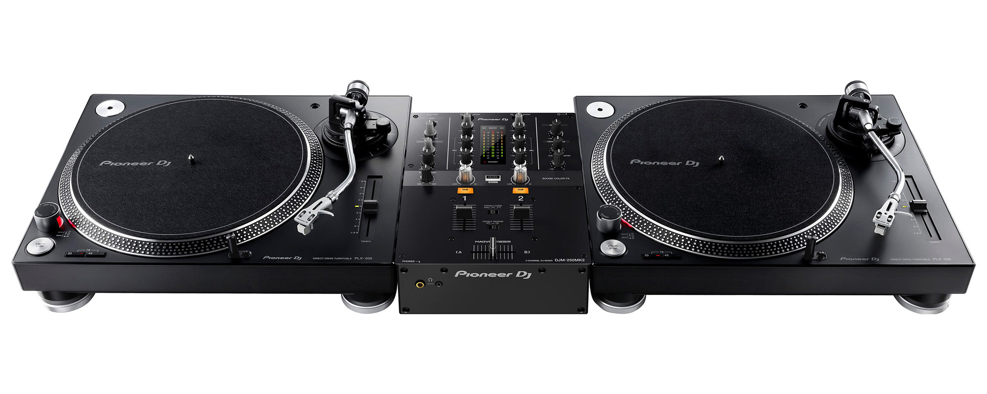 Pioneer DJM-250MK2 2-Channel DJ Mixer w/ Cables