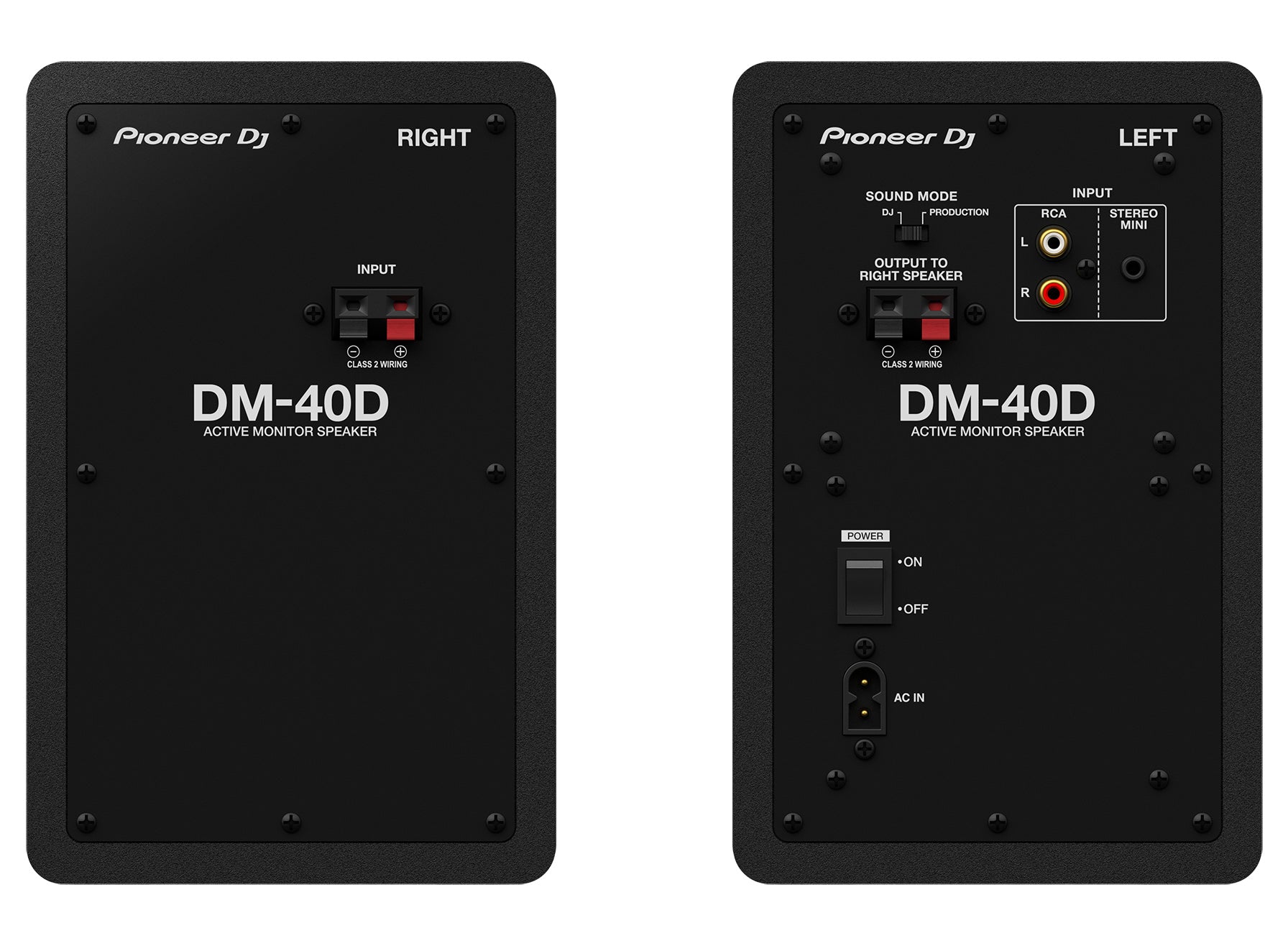 Pioneer DM-40D 4-Inch Desktop Monitor - Black w/ Laptop Stand