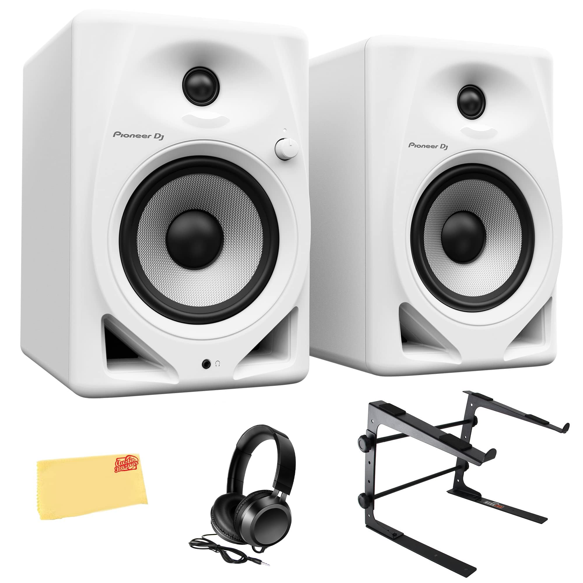 Pioneer DM-50D 5-Inch Desktop Monitor - White w/ Laptop Stand
