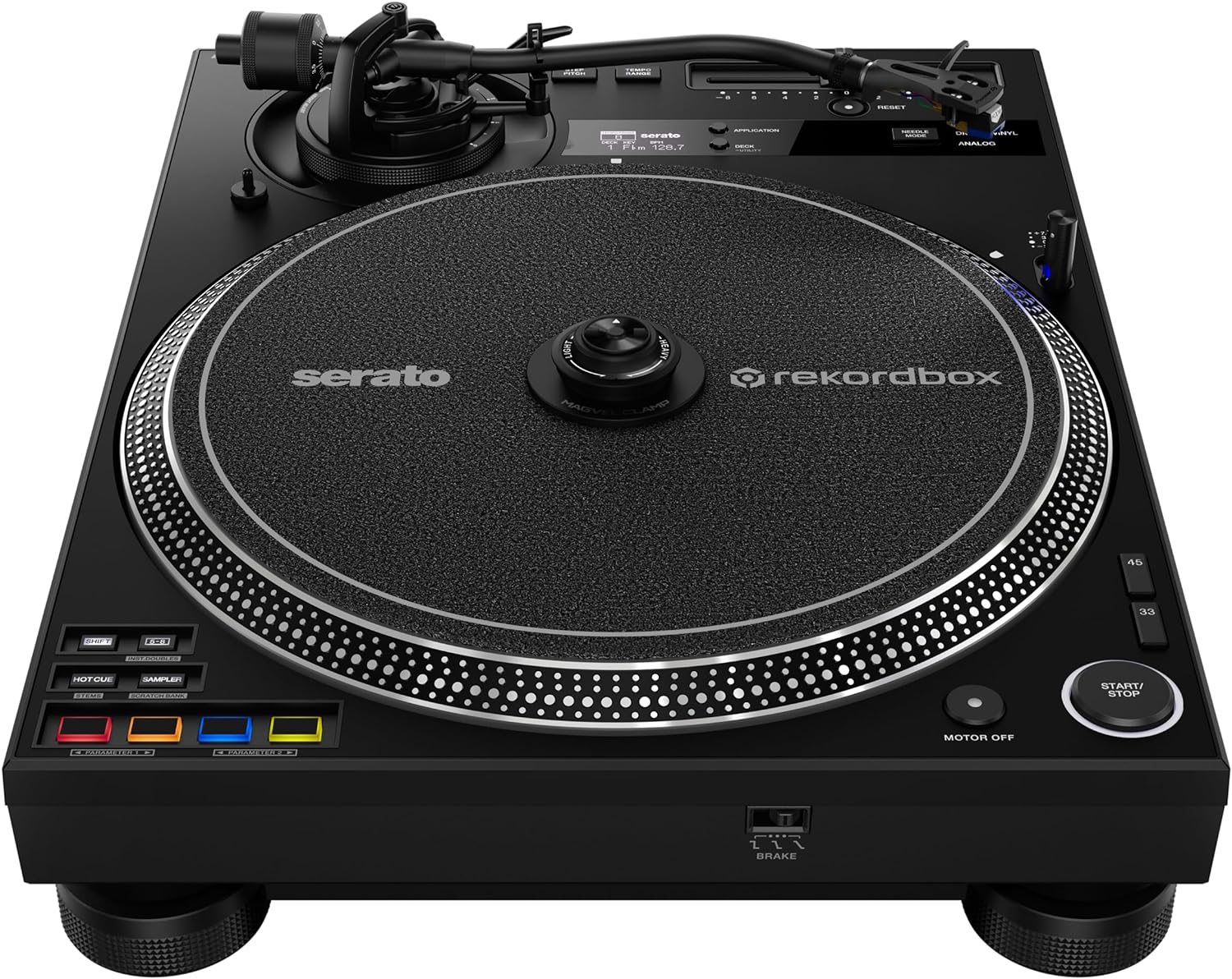Pioneer DJ PLX-CRSS12 Professional Direct Drive Turntable with DVS Control - Black