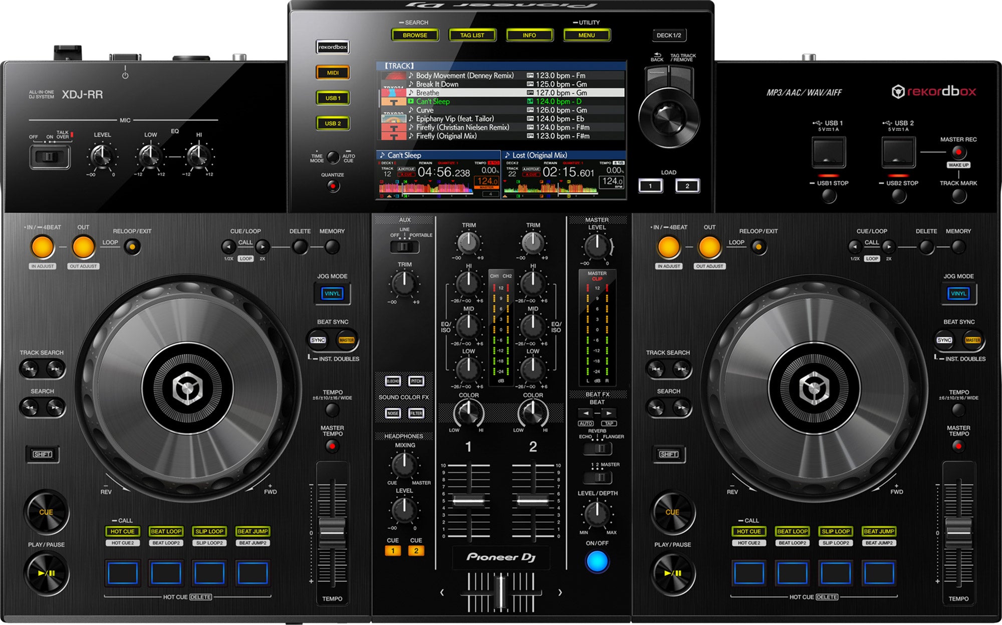 Pioneer XDJ-RR 2-Channel All-in-One DJ System - Black w/ Case