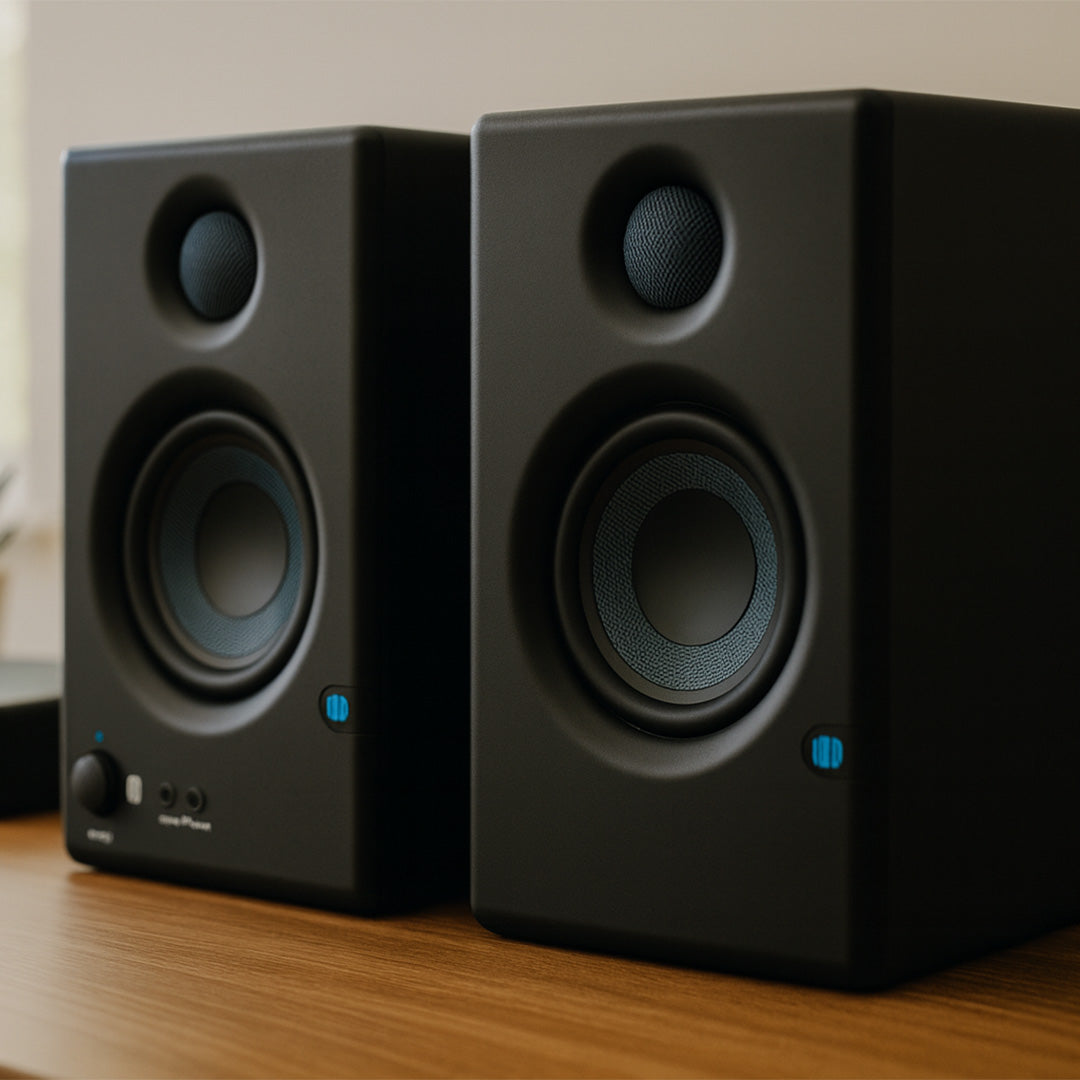 PreSonus Eris E3.5 BT Bluetooth Studio Monitor Pair w/ XLR and TRS Cables