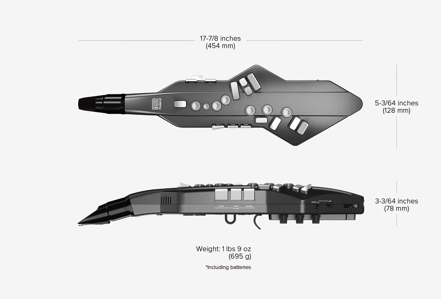 Roland AE-05 Aerophone Go Digital Wind Instrument - Graphite