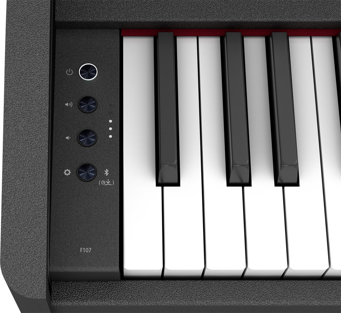 Roland F701 Upright Digital Piano - Light Oak w/ Headphones