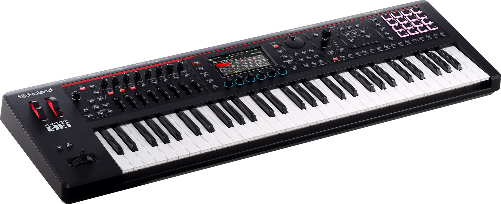 Roland Fantom-06 Synthesizer Keyboard w/ Sustain Pedal