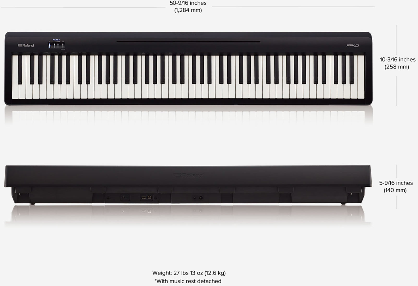 Roland FP-10 88-Key Digital Piano w/ Sustain Pedal
