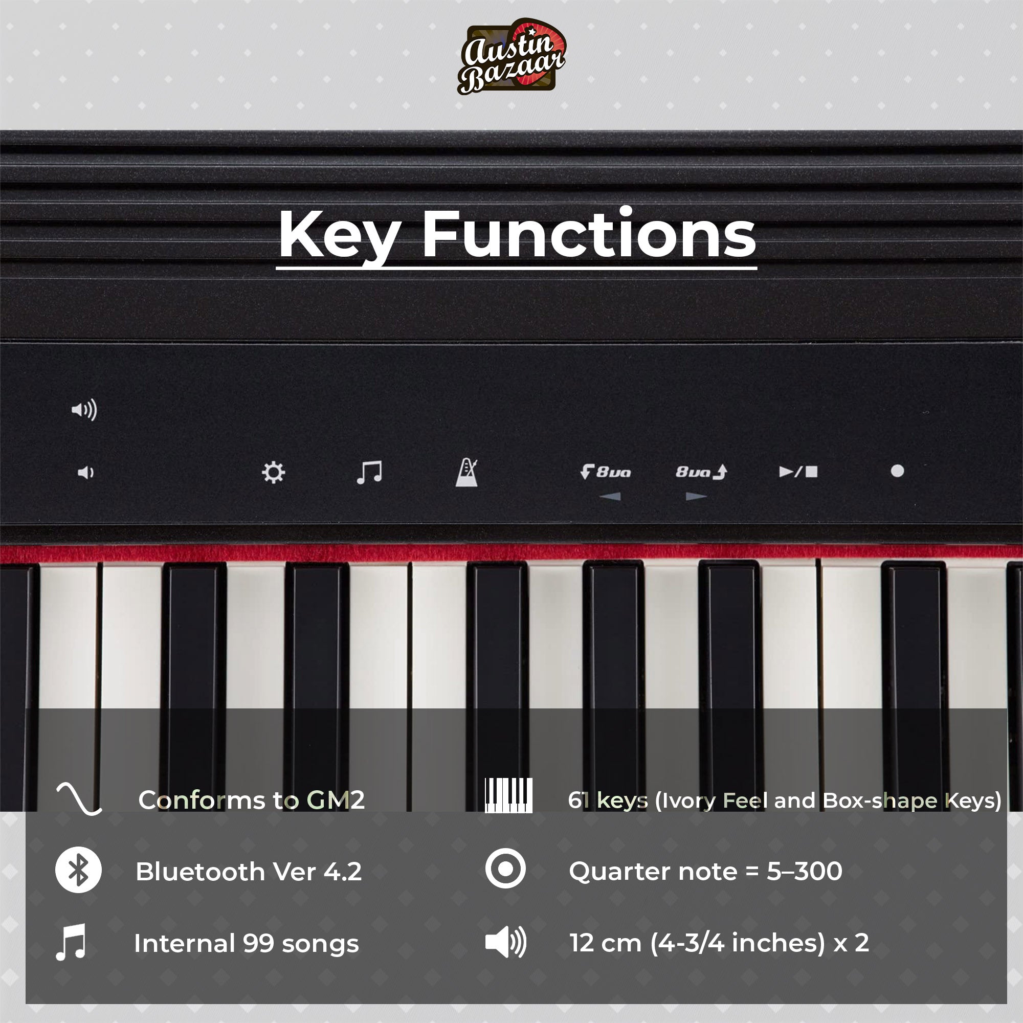 Roland GO:PIANO 61-Key Digital Piano w/ Adjustable Stand