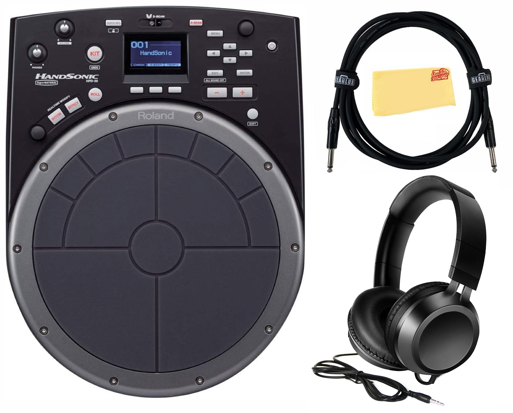 Roland HandSonic HPD-20 Digital Hand Percussion w/ Headphones