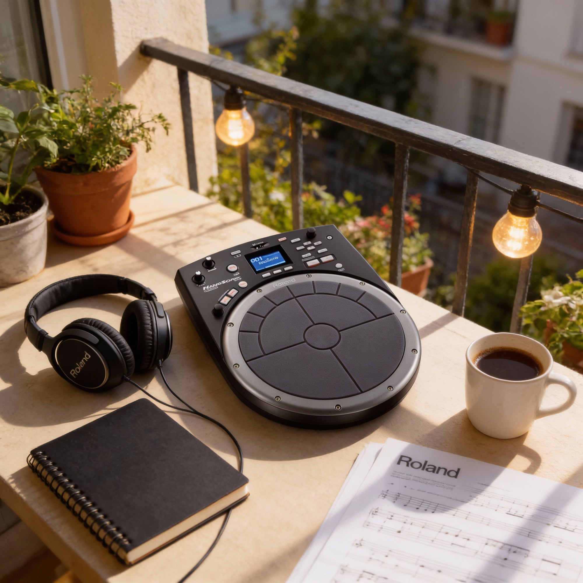 Roland HandSonic HPD-20 Digital Hand Percussion w/ Headphones