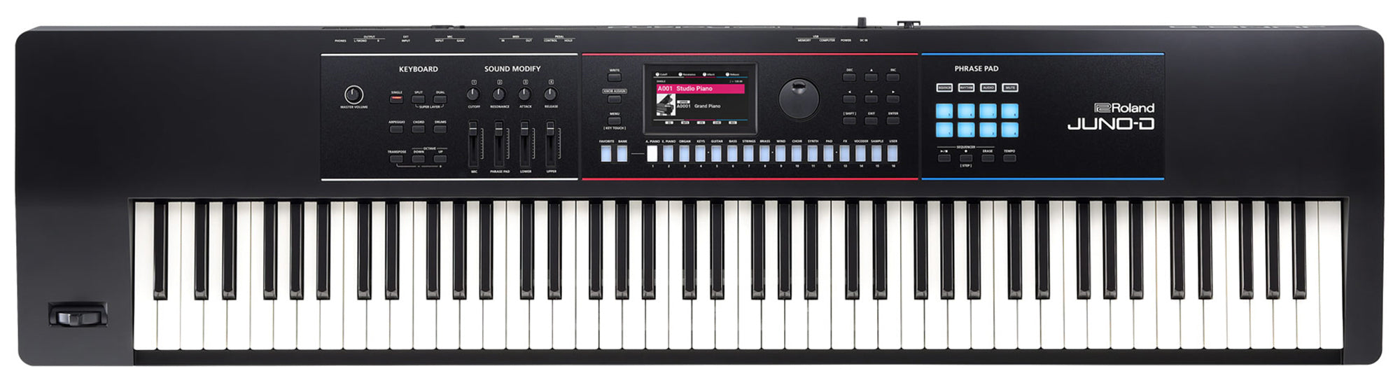 Roland JUNO-D8 88-Key Synthesizer w/ Adjustable Stand