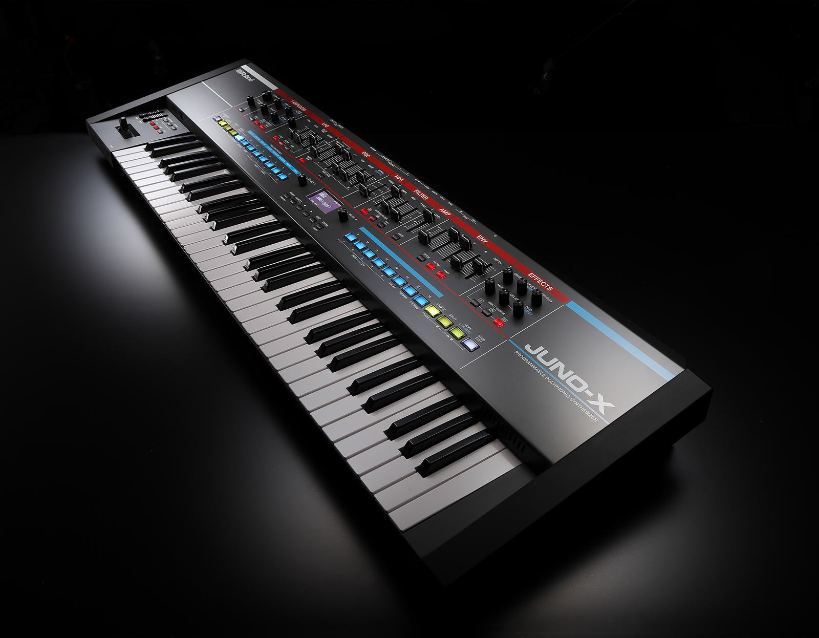 Roland Juno-X 61-Key Programmable Polyphonic Keyboard Synthesizer w/ Roland DP-10 Damper Pedal