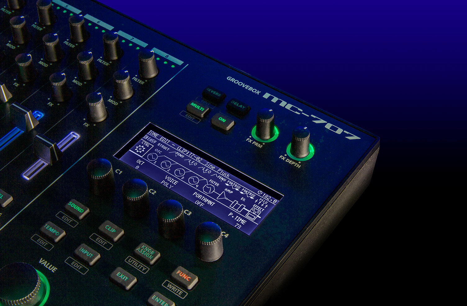 Roland MC-707 Groovebox Professional Music Production Workstation