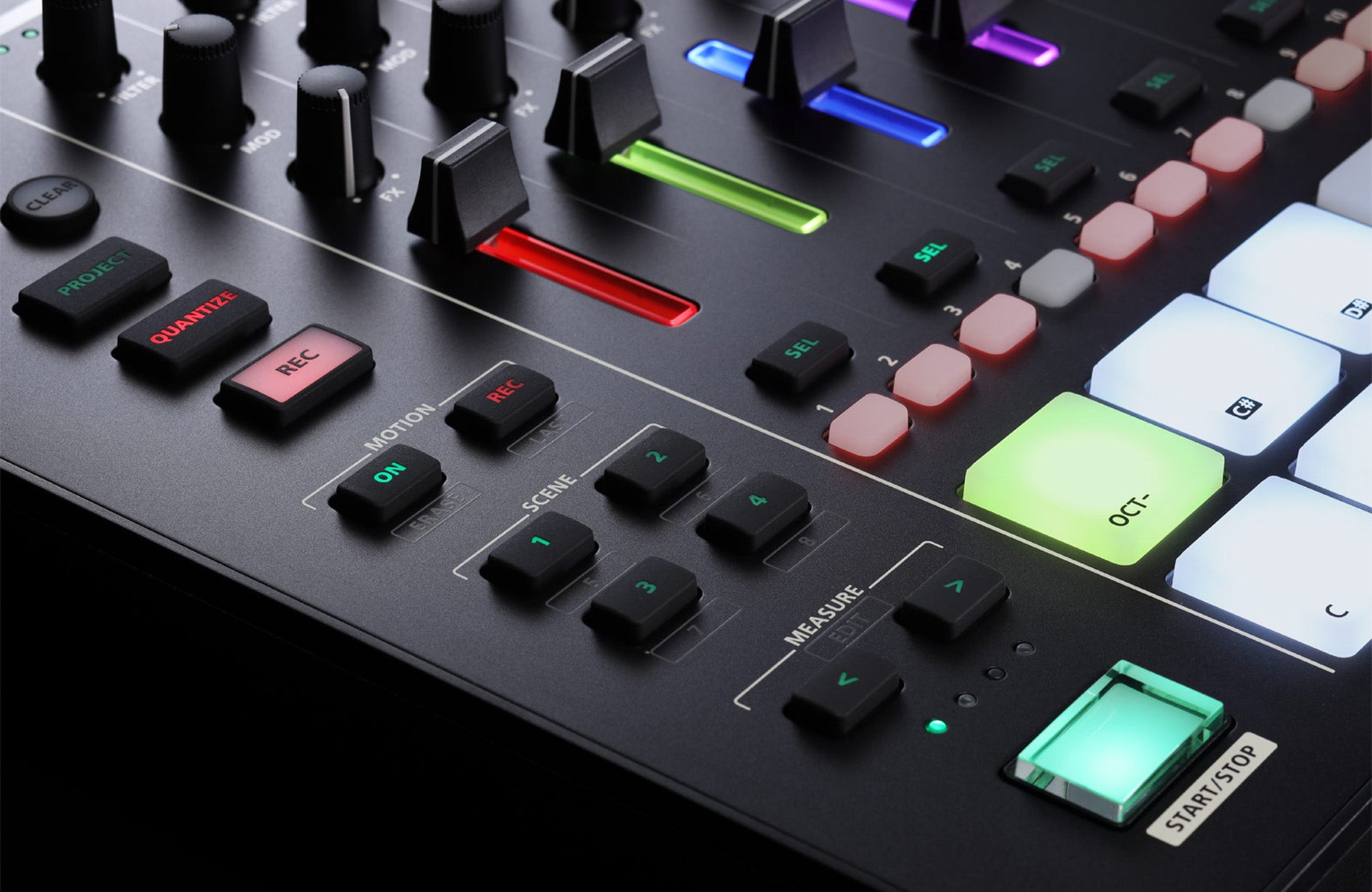 Roland MC-707 Groovebox Professional Music Production Workstation w/ Instrument Cable