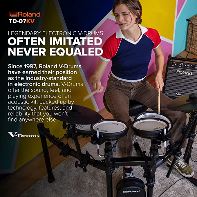Roland TD-07KV V-Drums All-Mesh Electronic Drum Set