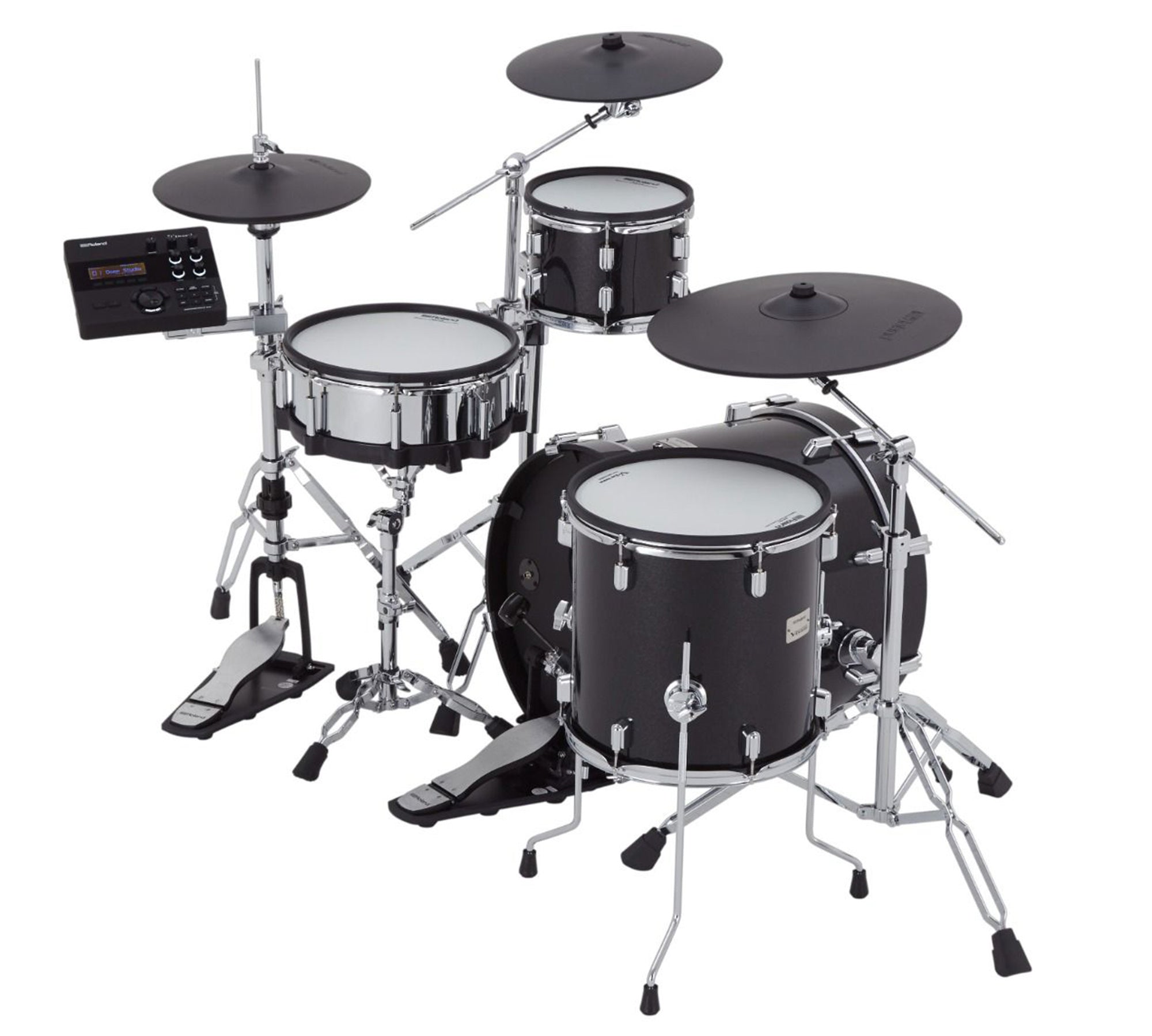 Roland VAD-504 V-Drums Acoustic Design Drum Kit w/ Drum Throne