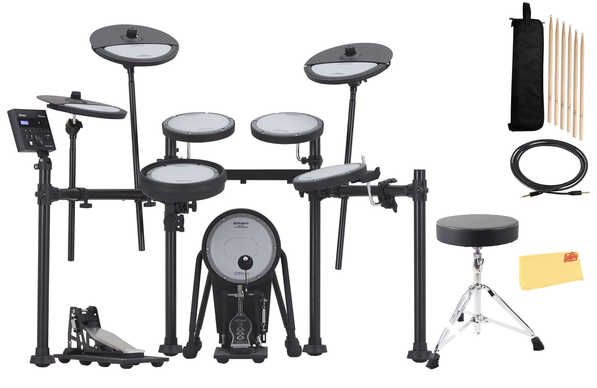 Roland VQD106 V-Drums Quiet Design Kit w/ Drum Throne