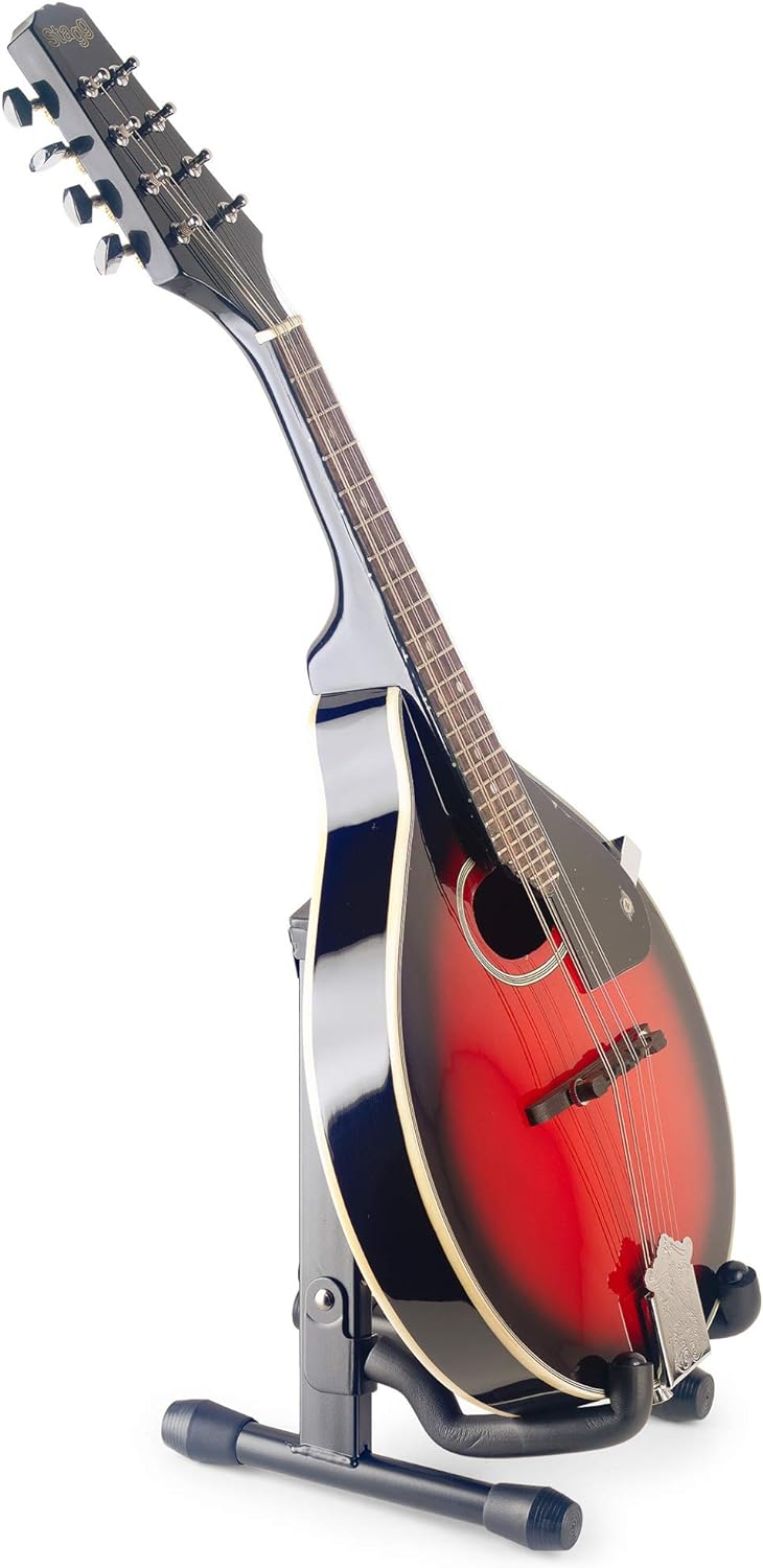 Stagg SUVM-A100BK Foldable "A" Stand for Ukuleles, Mandolins, and Violins