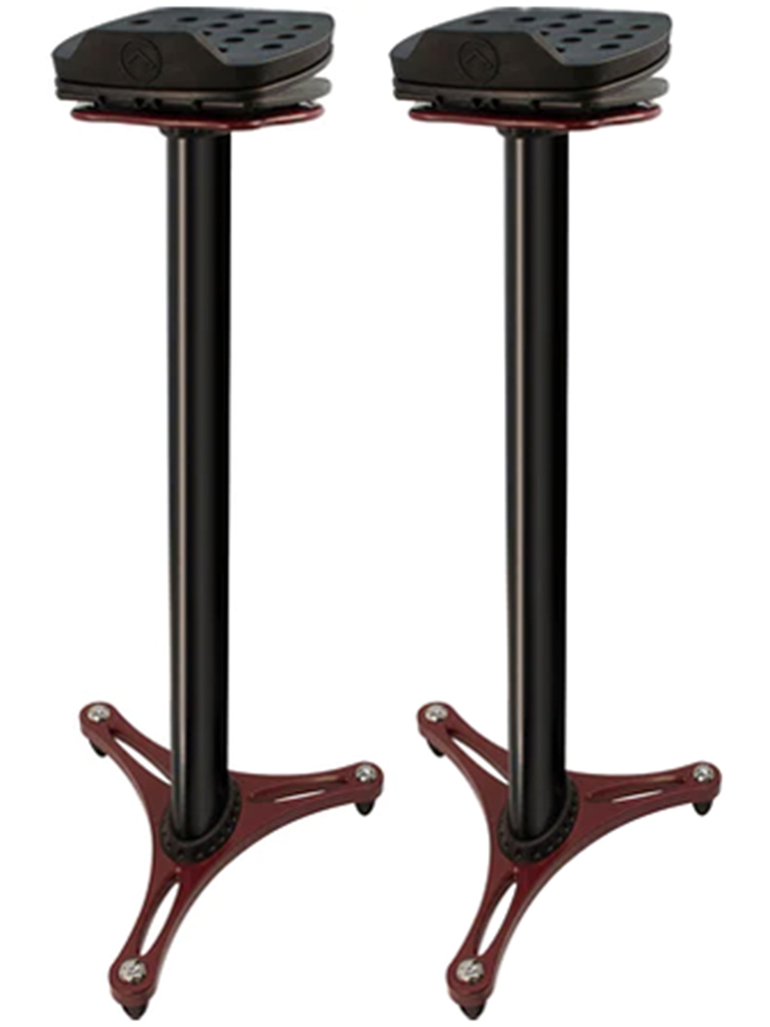 Ultimate Support MS-100R Studio Monitor Stand Pair - Red