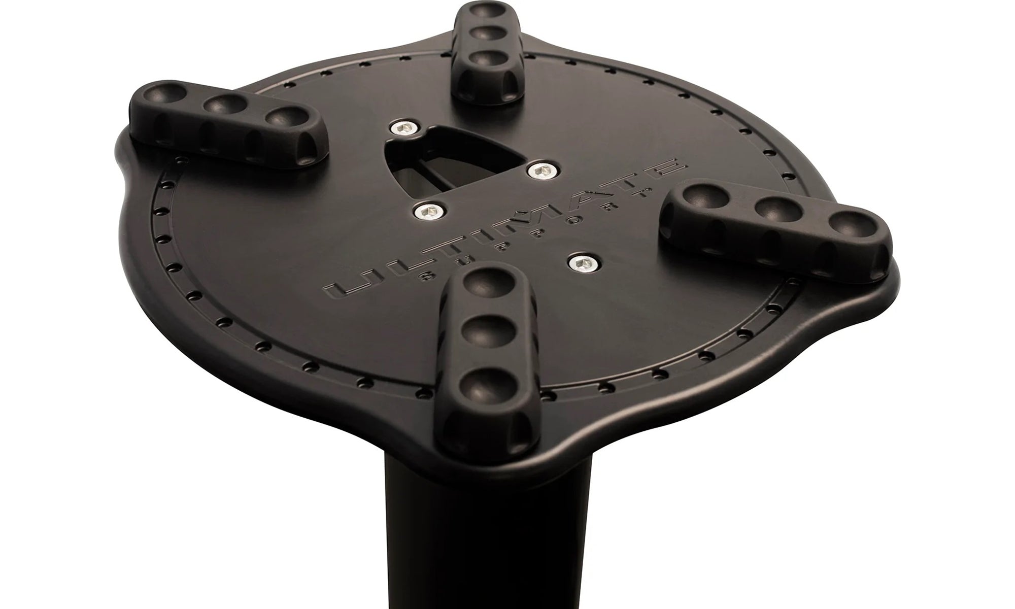 Ultimate Support MS-90/36B 36-Inch Studio Monitor Stand - Black w/ Speaker Cables