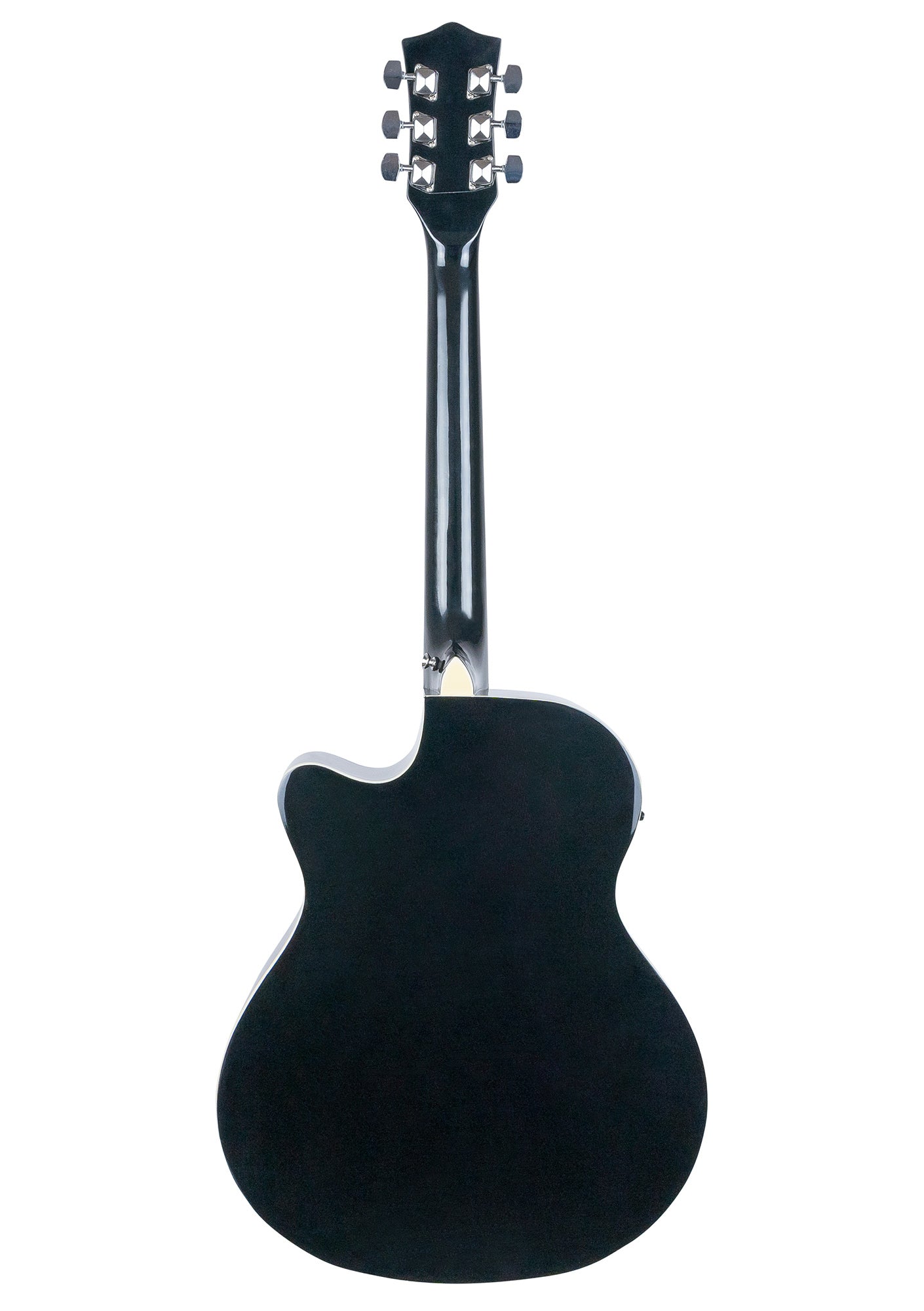 Vault EA-20CE Full-Size Cutaway Acoustic-Electric Guitar - Black w/ Gig Bag