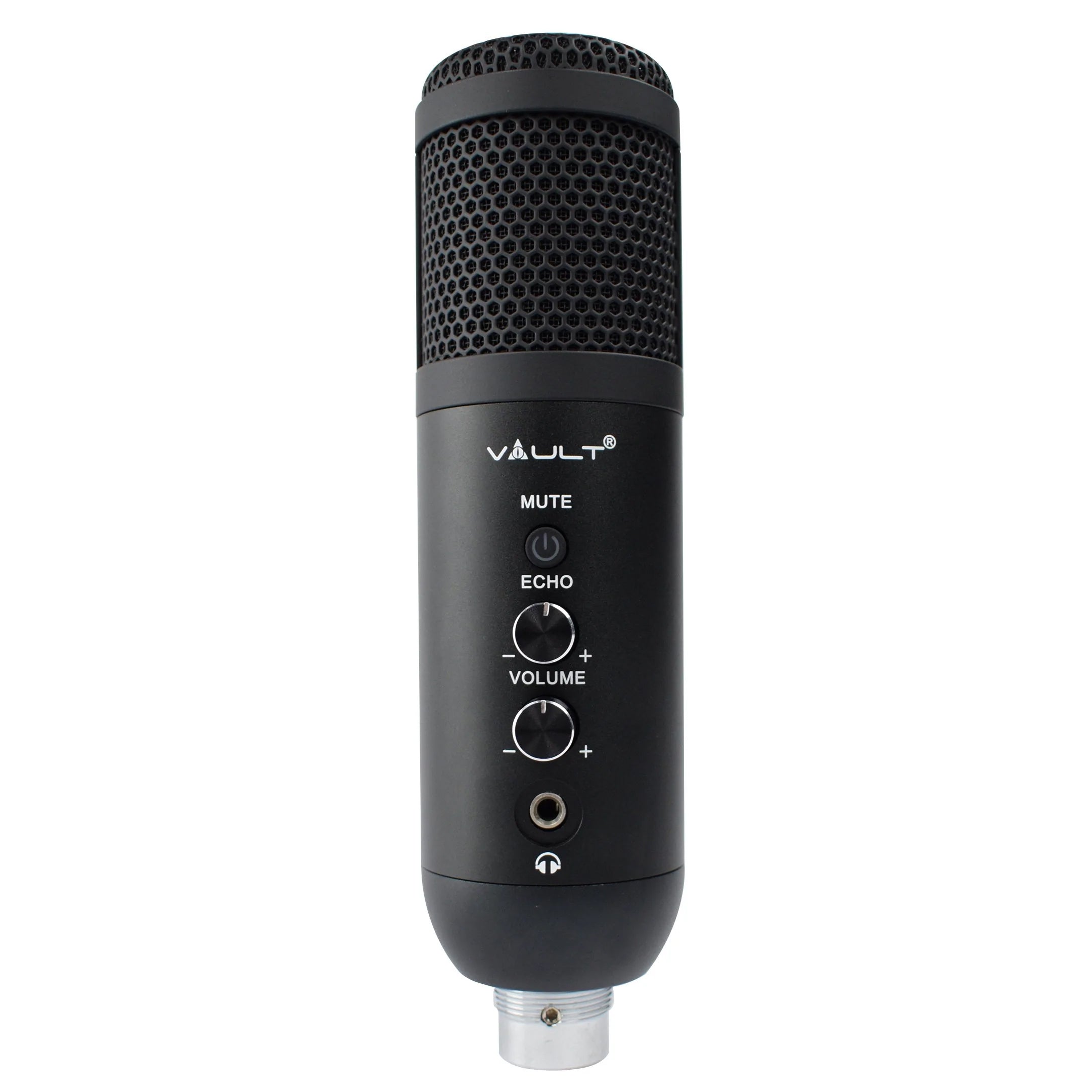 Vault EM-200N Condenser Microphone with Tabletop Tripod Stand