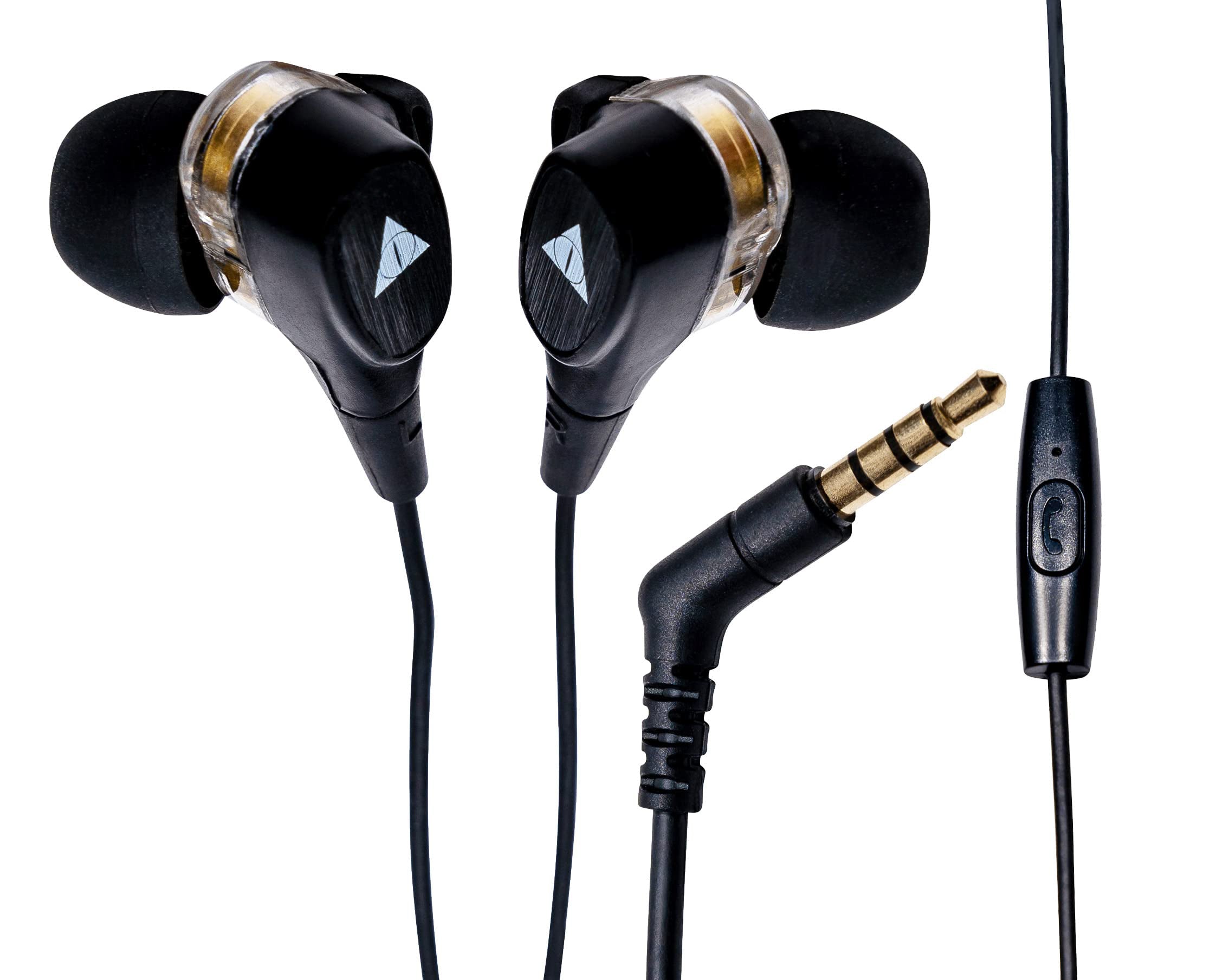 Vault Buds Duo Dual-Driver Headphones with In-Line Microphone