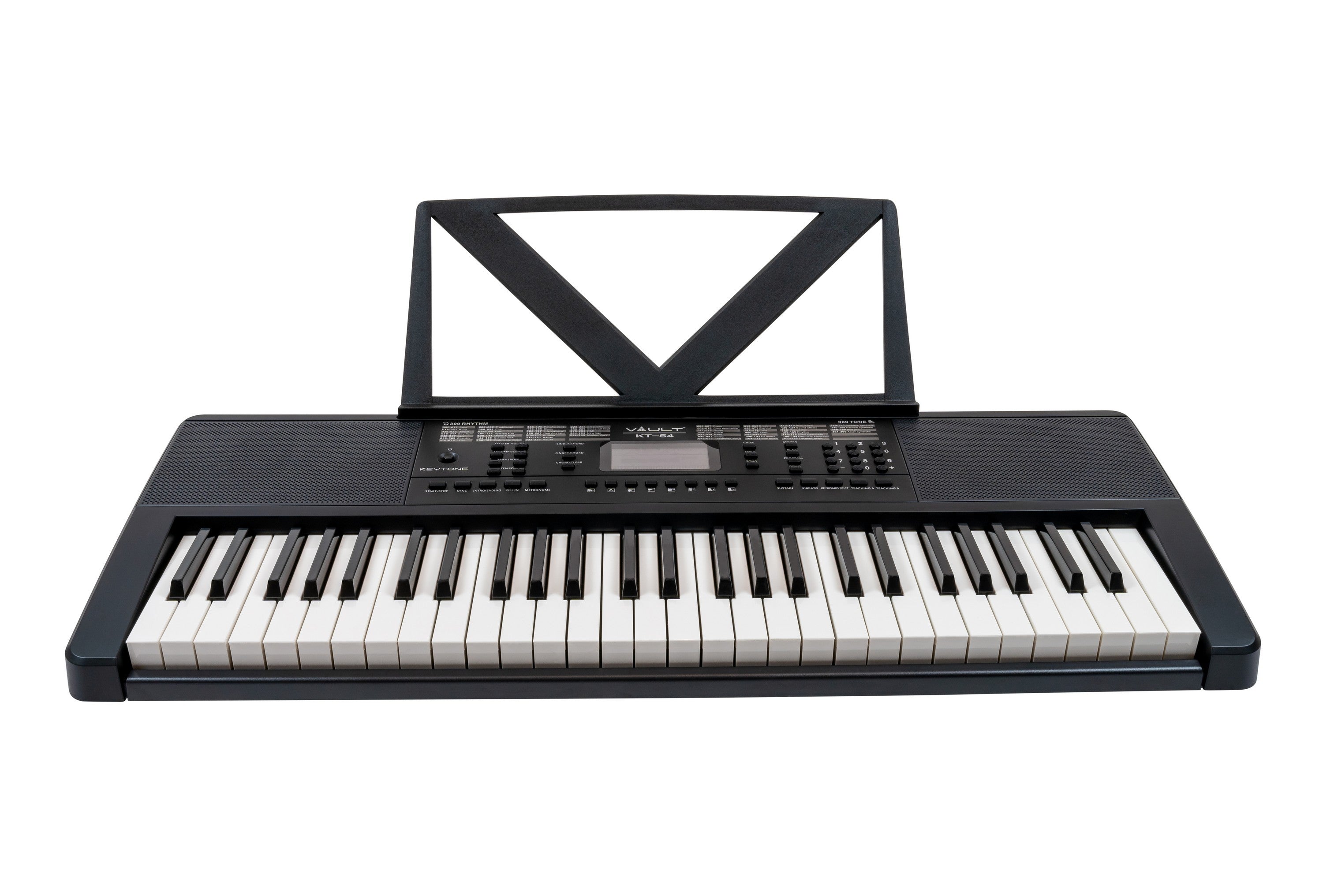 Vault KT-54 Keytone 54-Key Electronic Keyboard - Black