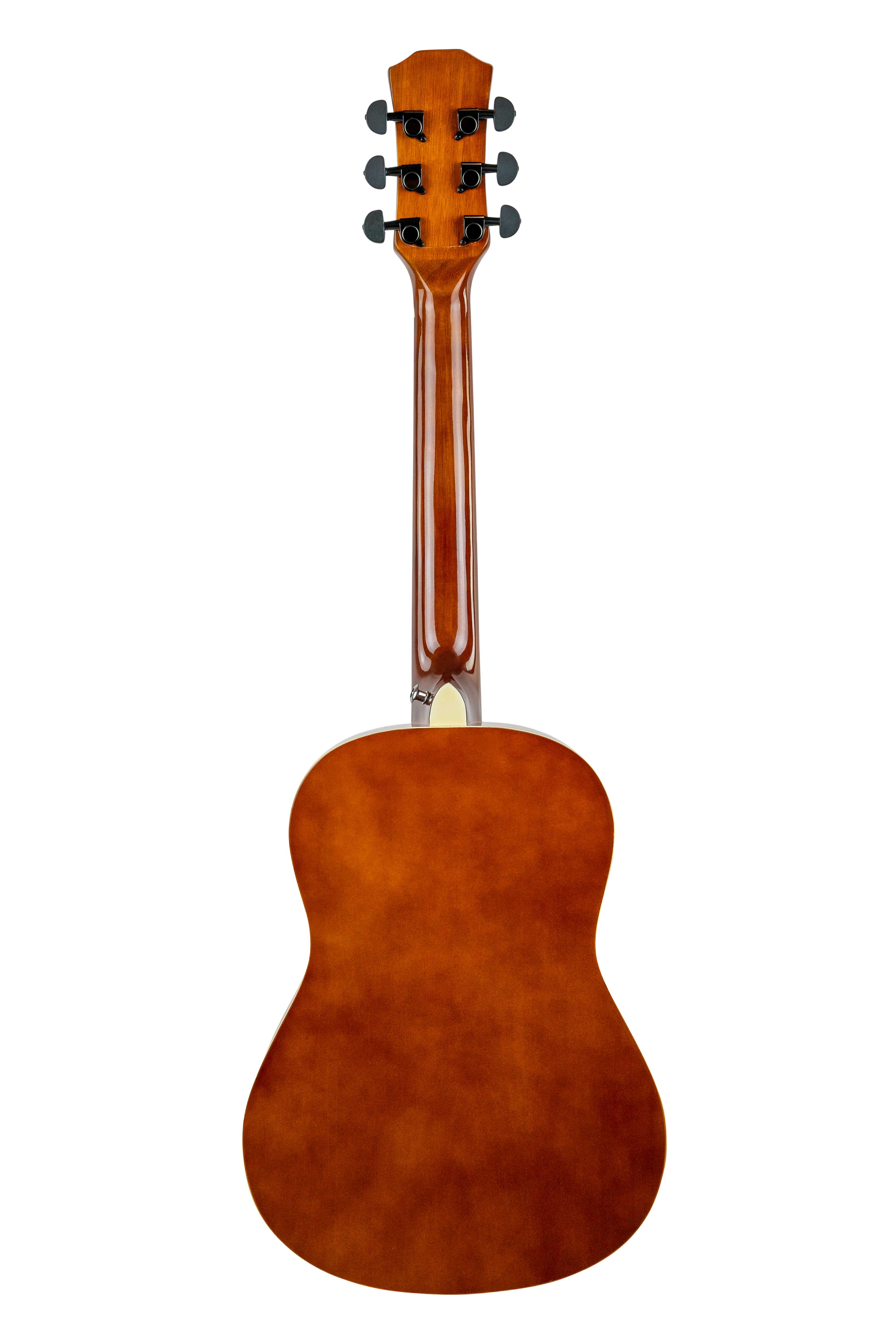 Vault Traveller 1/2-Size 36-Inch Dreadnought Acoustic Guitar - Natural w/ Gig Bag