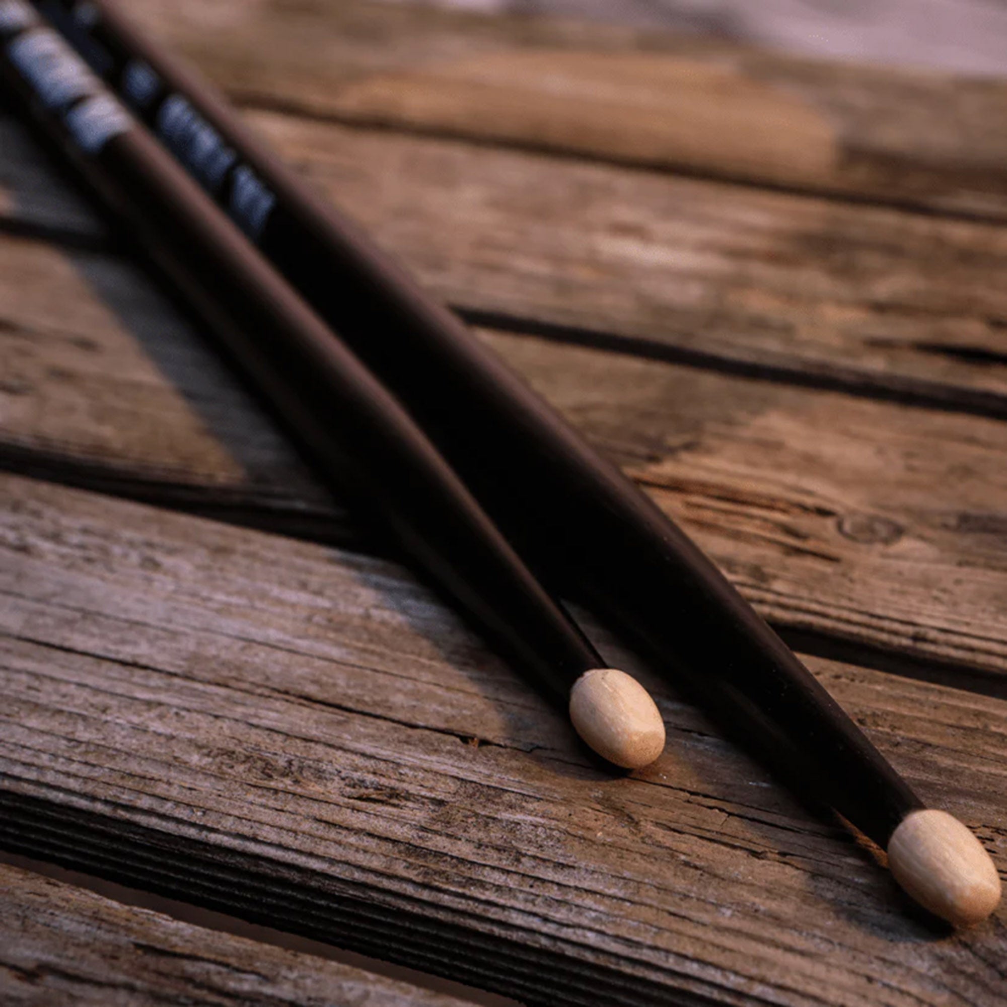 Vic Firth American Classic 5A Drumsticks - Black, 4 Pairs with Austin Bazaar Polishing Cloth
