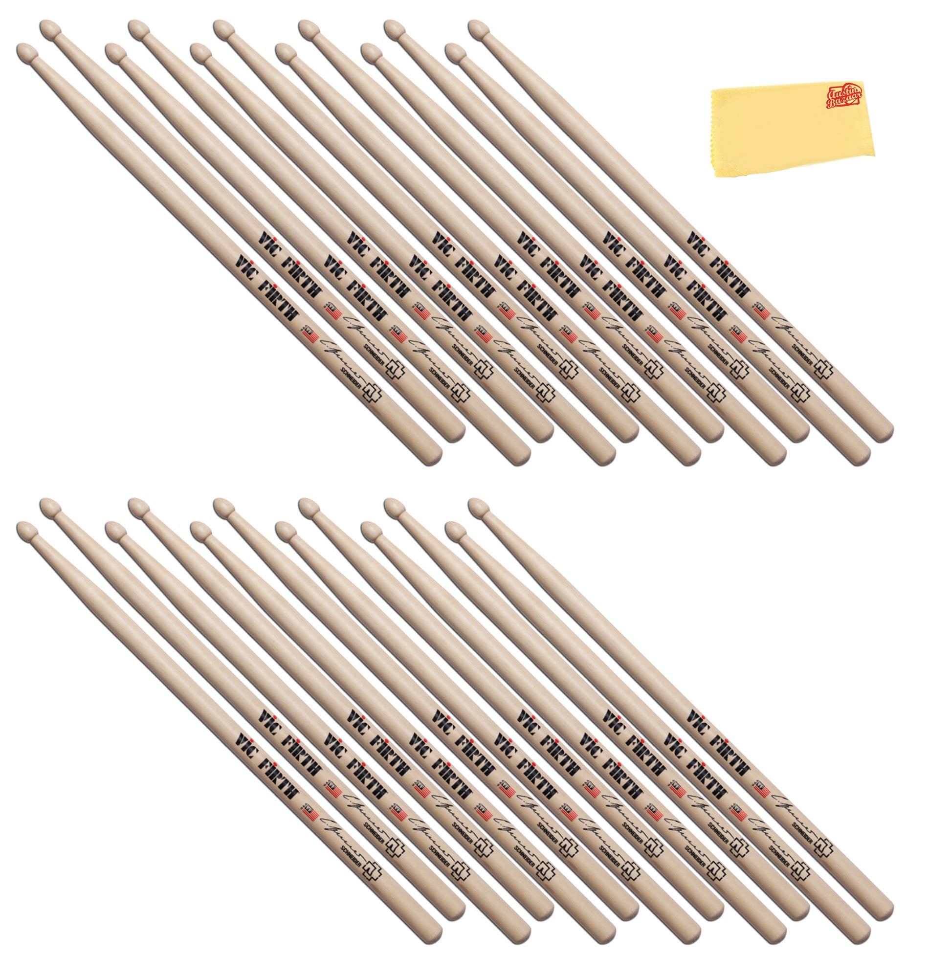 Vic Firth SCS Signature Series Christoph Schneider Drumsticks - 12 Pack
