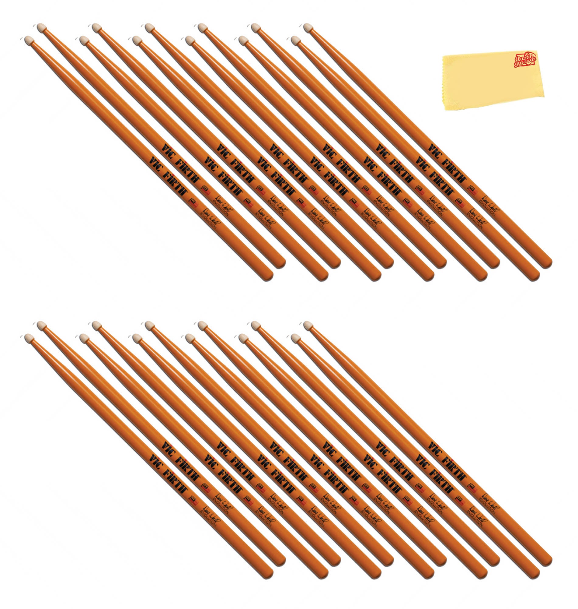 Vic Firth SDW2 Signature Series Dave Weckl Evolution Drumsticks - 12 Pack