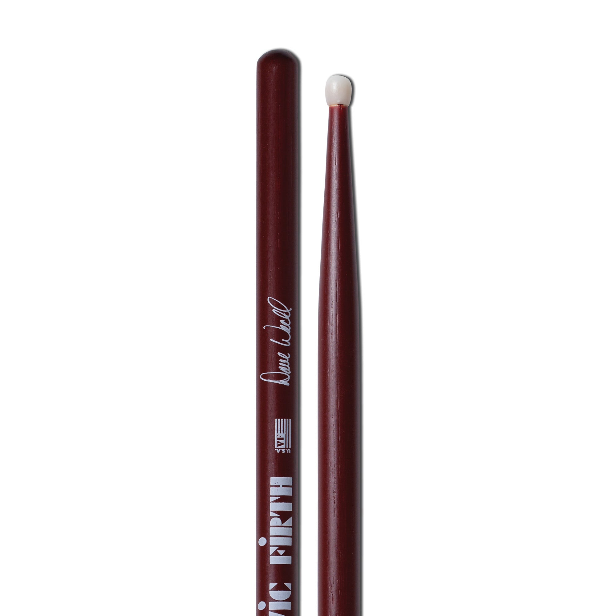 Vic Firth SDWN Signature Series Dave Weckl Nylon Tip Drumsticks - 6 Pack