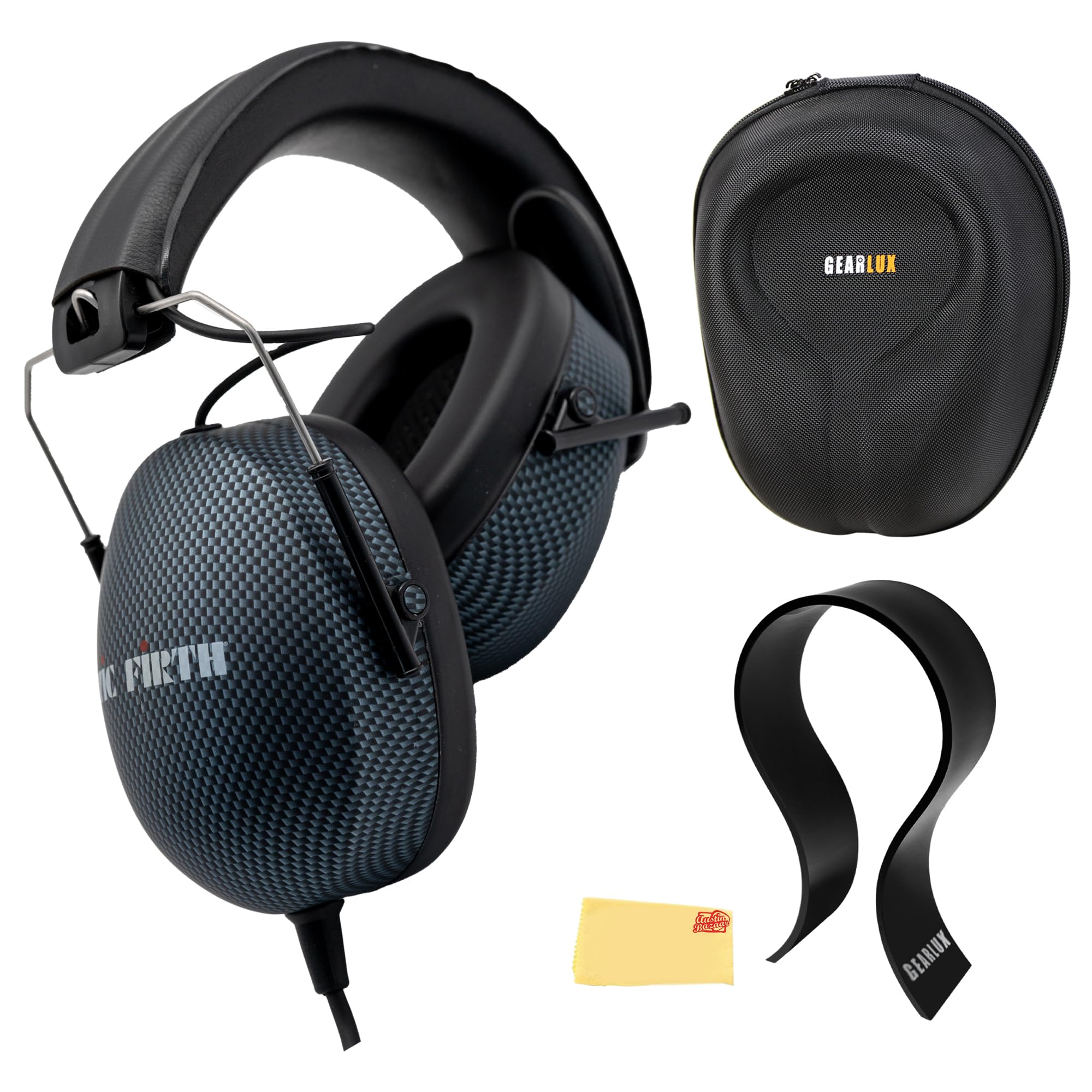 Vic Firth SIH3 Stereo Isolation Headphones w/ Case