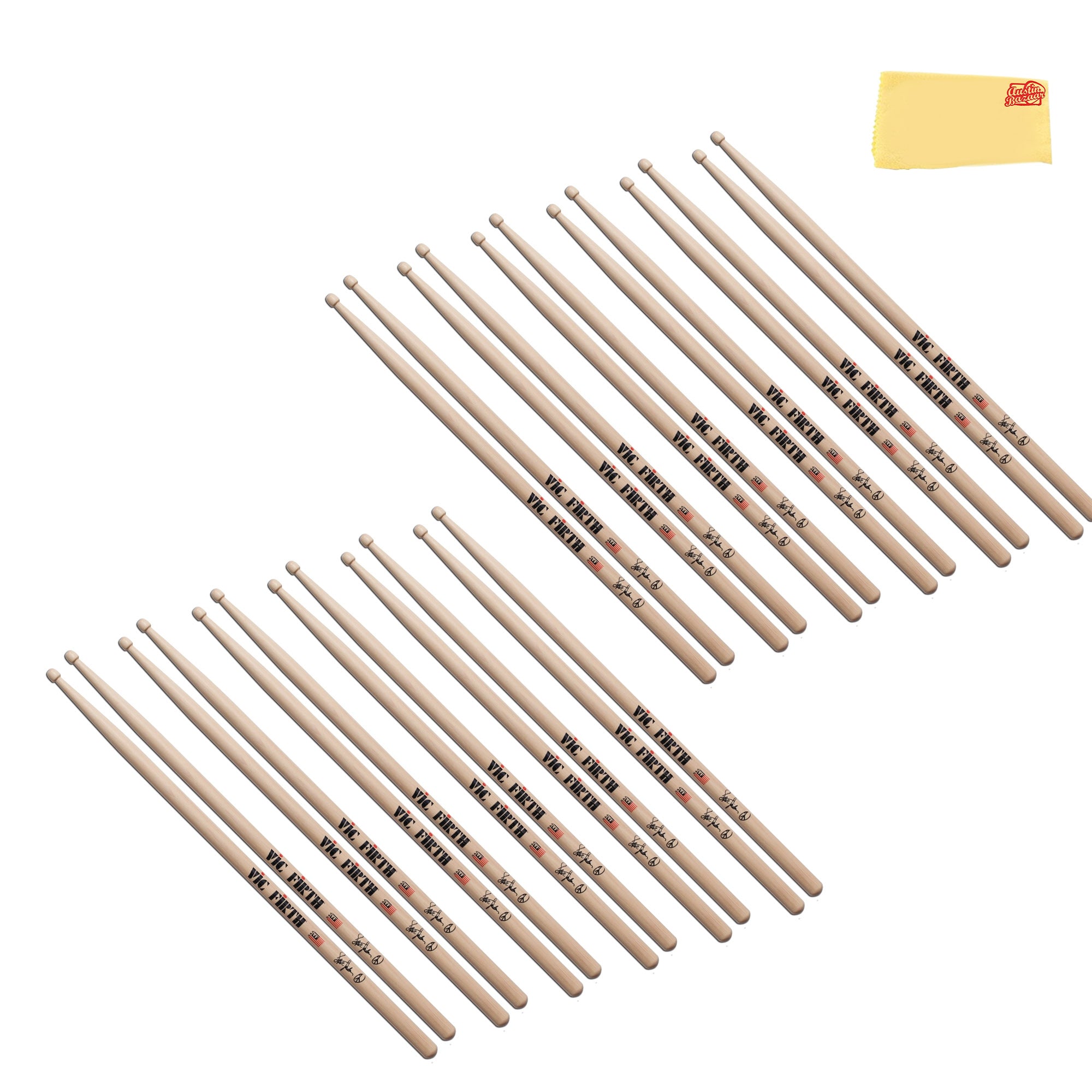 Vic Firth SJOR Signature Series Steve Jordan Drumsticks - 12 Pack