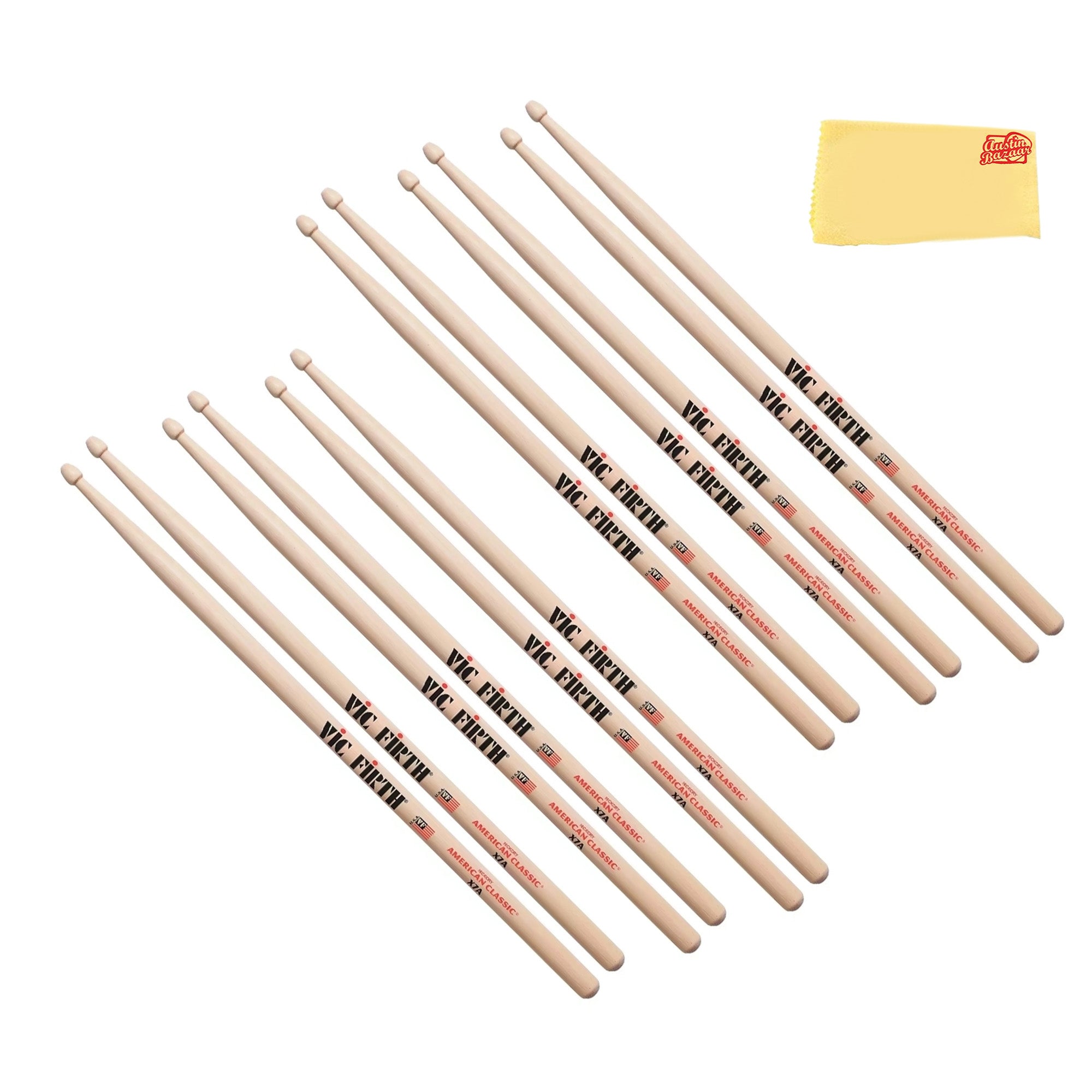 Vic Firth American Classic Extreme X7A Drumsticks - 6 Pack