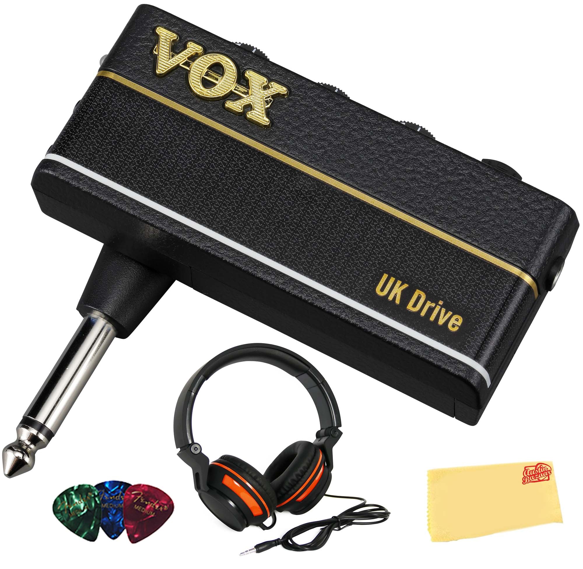 Vox AmPlug 3 Headphone Guitar Amplifier - UK Drive w/ Headphones