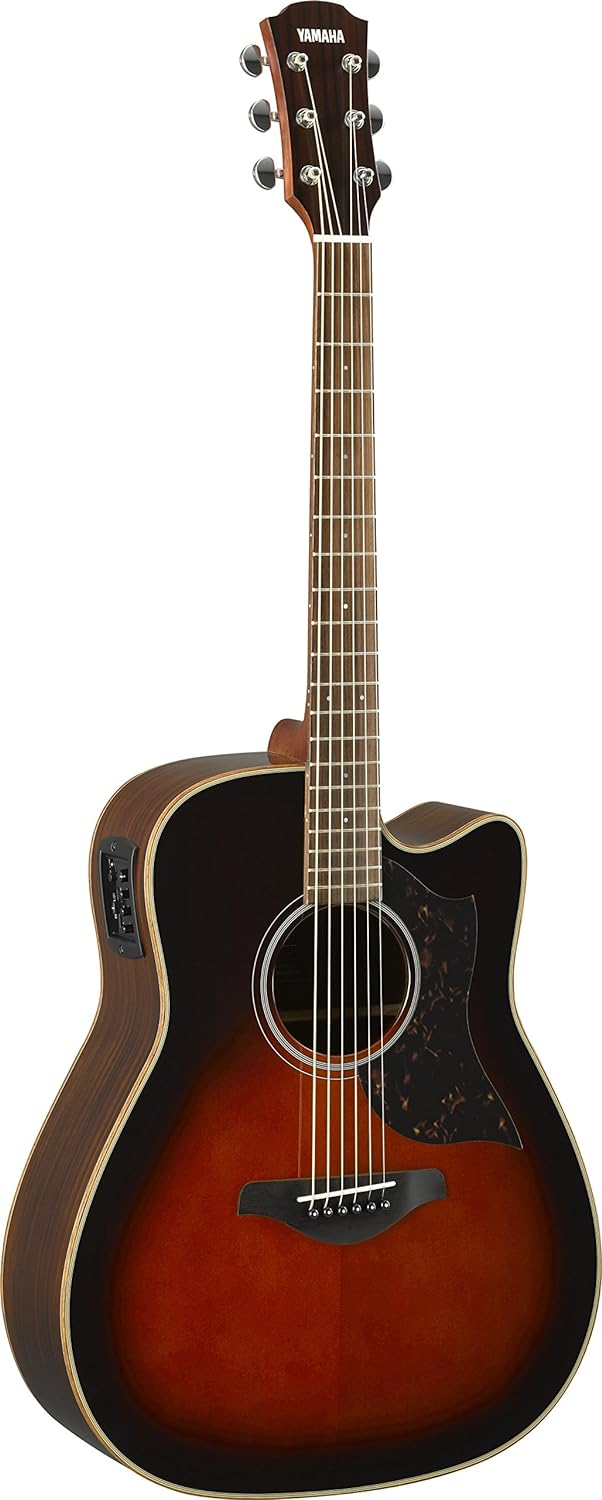 Yamaha A1R Rosewood Dreadnought Cutaway Acoustic-Electric Guitar - Tobacco Sunburst