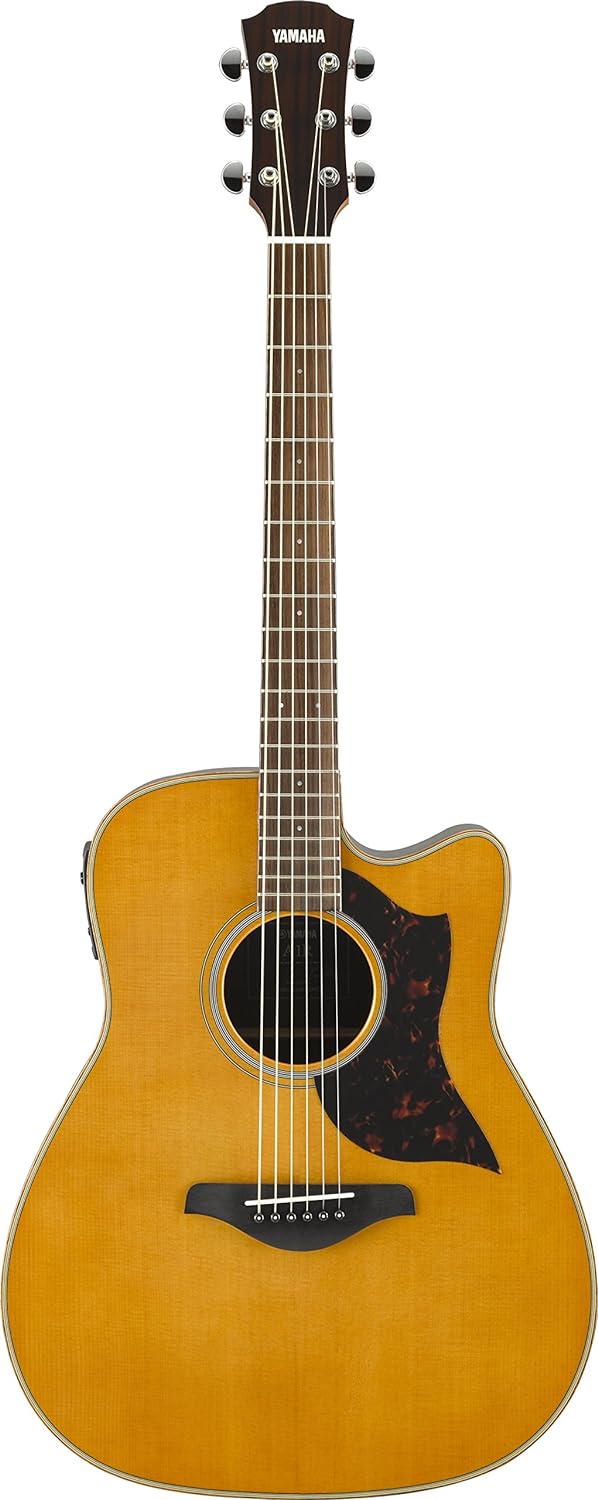Yamaha A1R Rosewood Dreadnought Cutaway Acoustic-Electric Guitar - Vintage Natural
