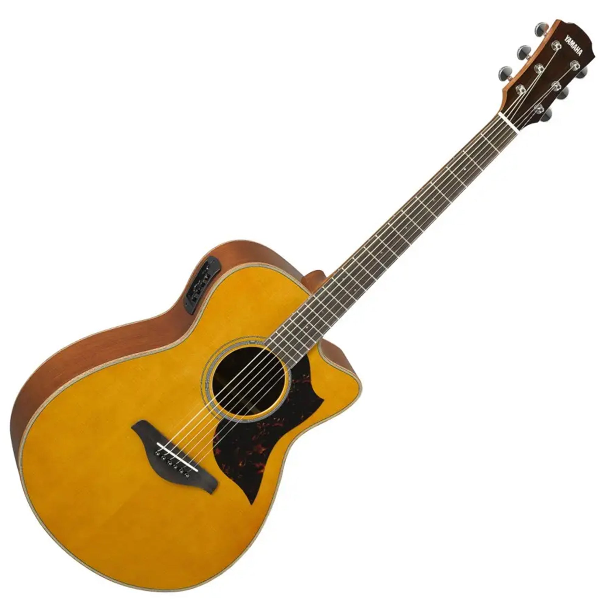 Yamaha AC1M Mahogany Concert Cutaway Acoustic-Electric Guitar - Vintage Natural