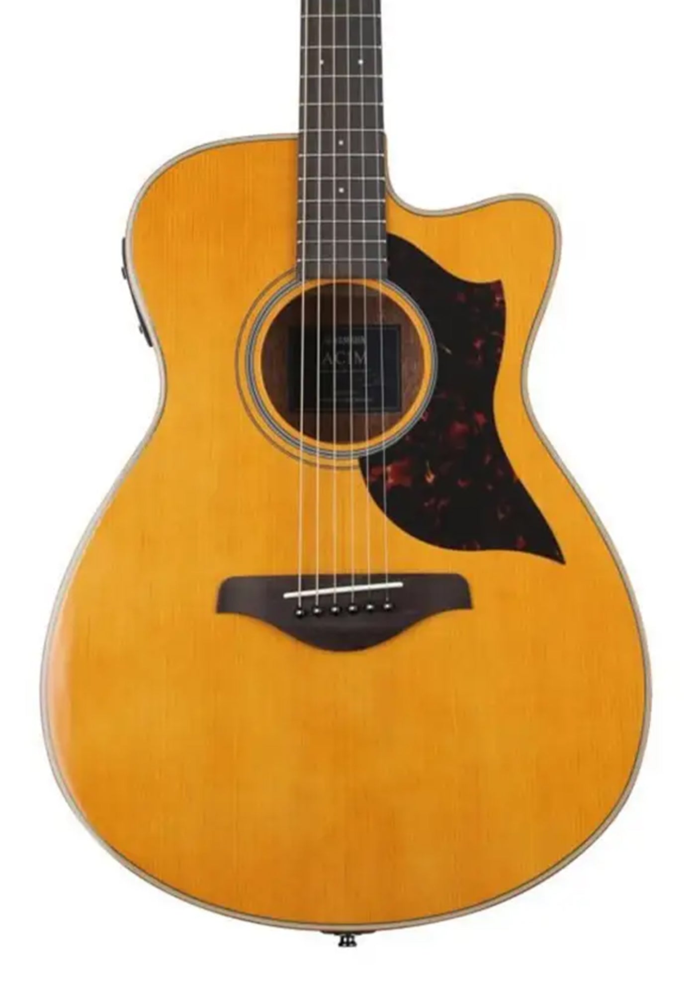 Yamaha AC1M Mahogany Concert Cutaway Acoustic-Electric Guitar - Vintage Natural