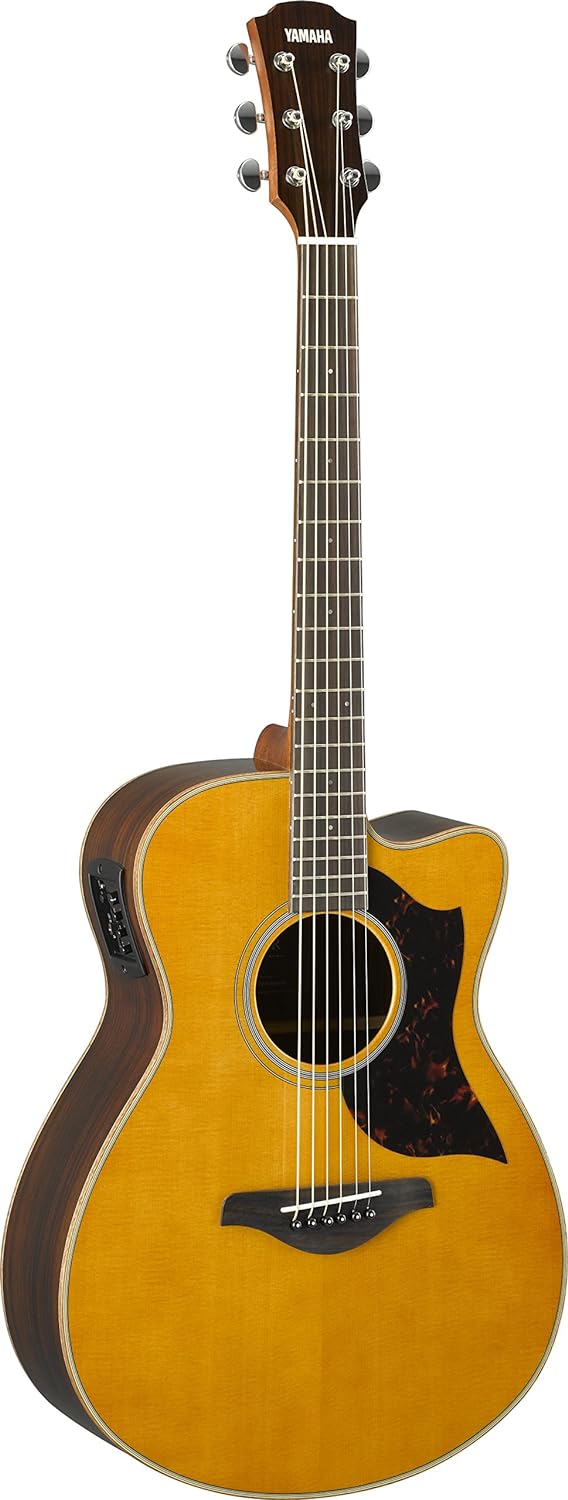 Yamaha AC1R Rosewood Concert Cutaway Acoustic-Electric Guitar - Vintage Natural