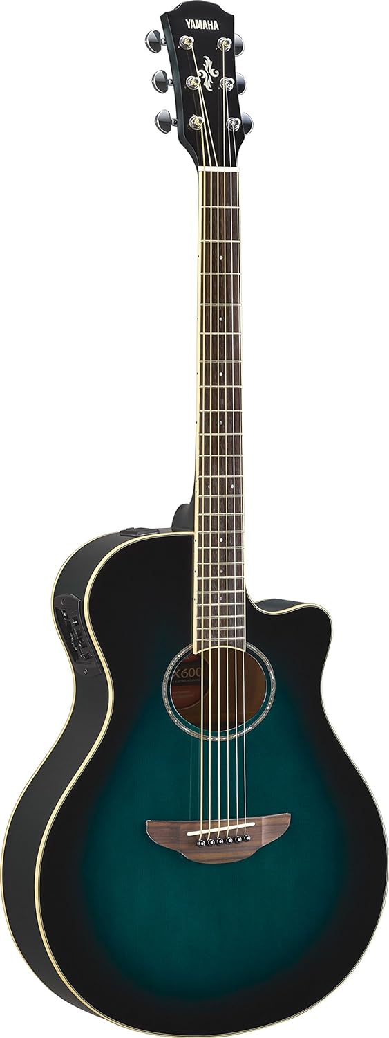 Yamaha APX600 Thin Body Acoustic-Electric Guitar - Oriental Blue Burst