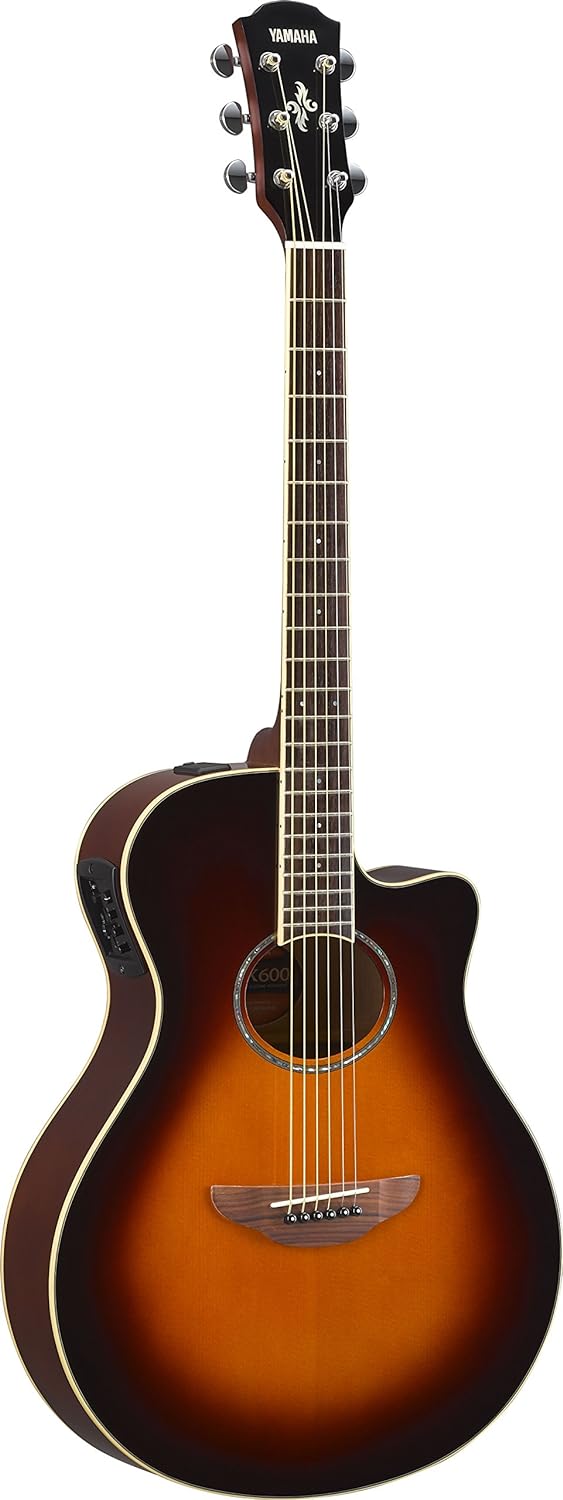 Yamaha APX600 Thin Body Acoustic-Electric Guitar - Old Violin Sunburst